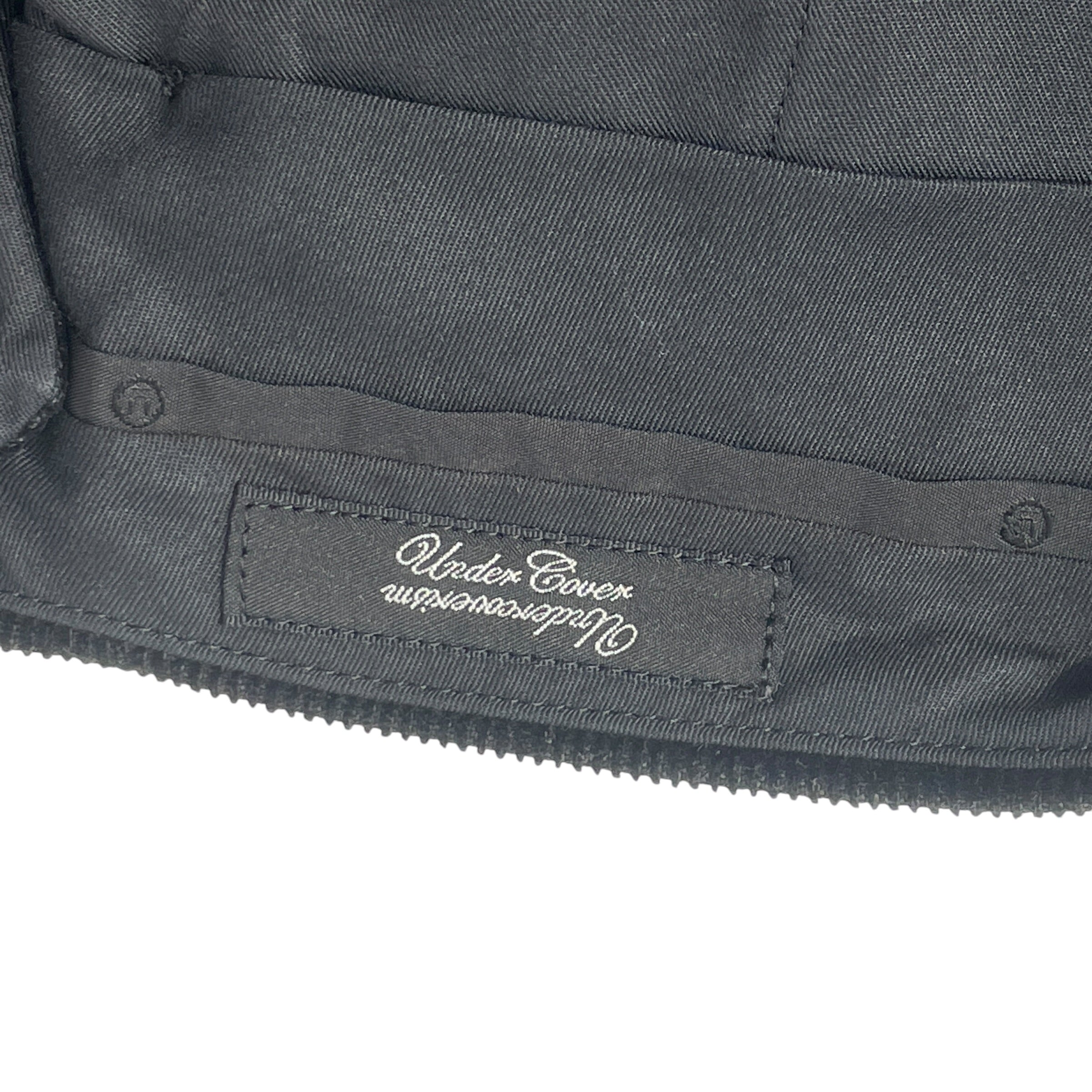 UNDERCOVER/Pants/1/Corduroy/BLK/LIGHTING BOLT ON KNEE view 7