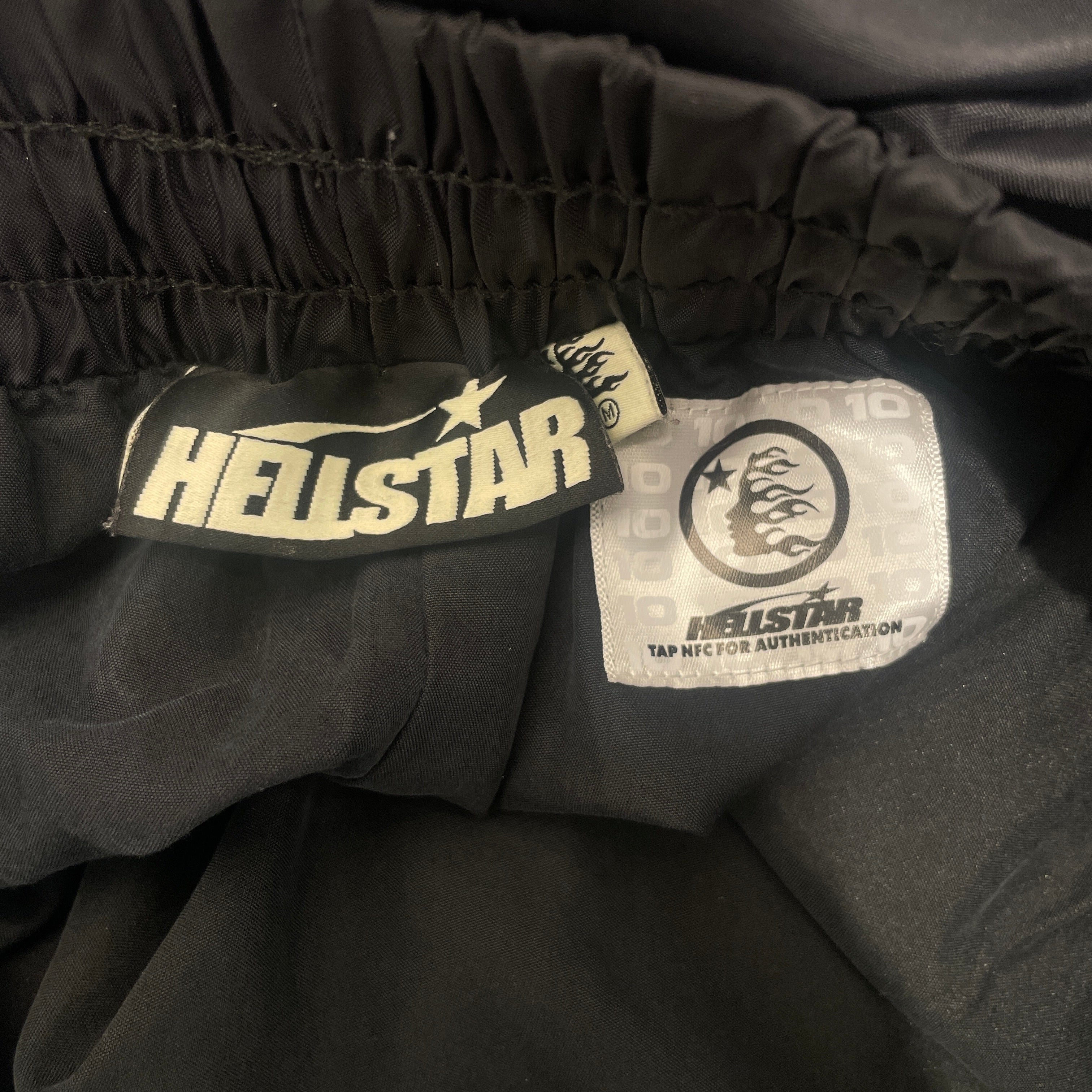 HELLSTAR/Pants/M/Nylon/BLK/waxed view 3