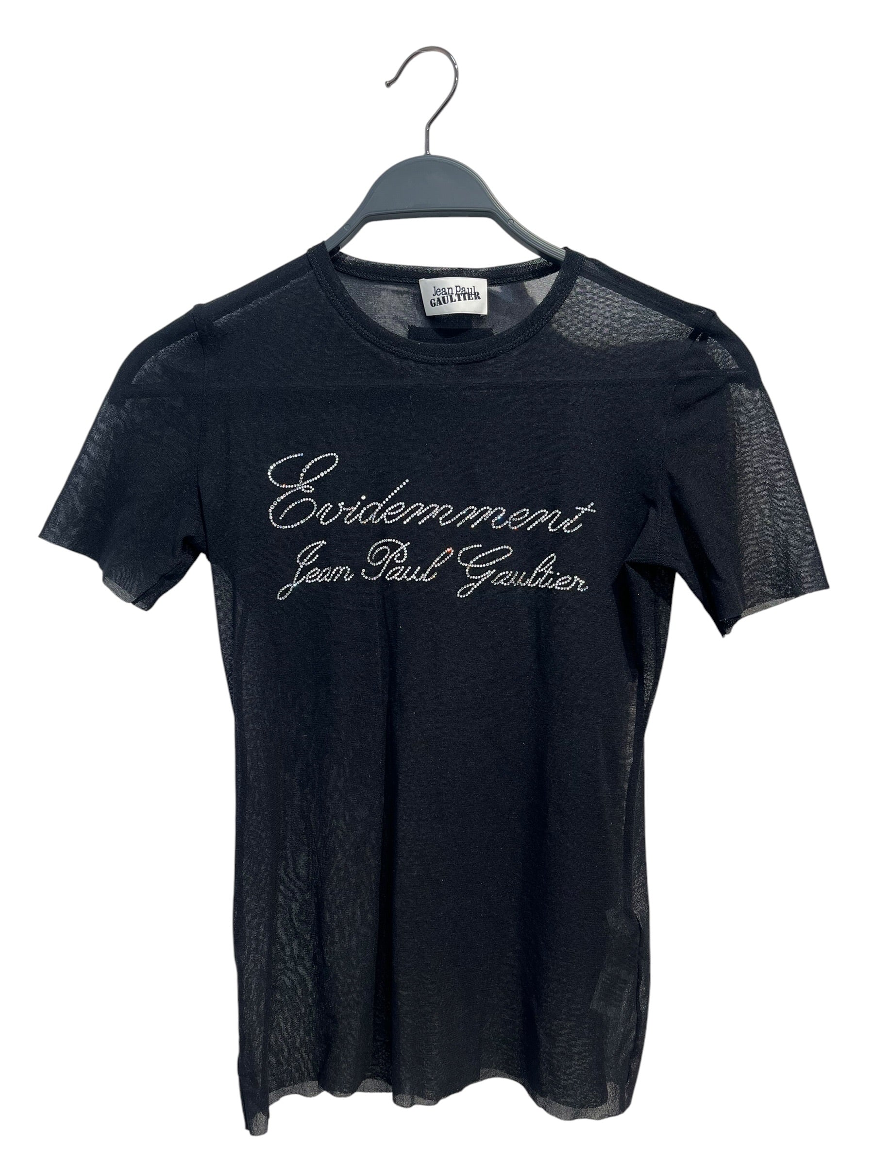 Jean Paul Gaultier/T-Shirt/S/Polyester/BLK/EVIDEMMENT JPG view 1