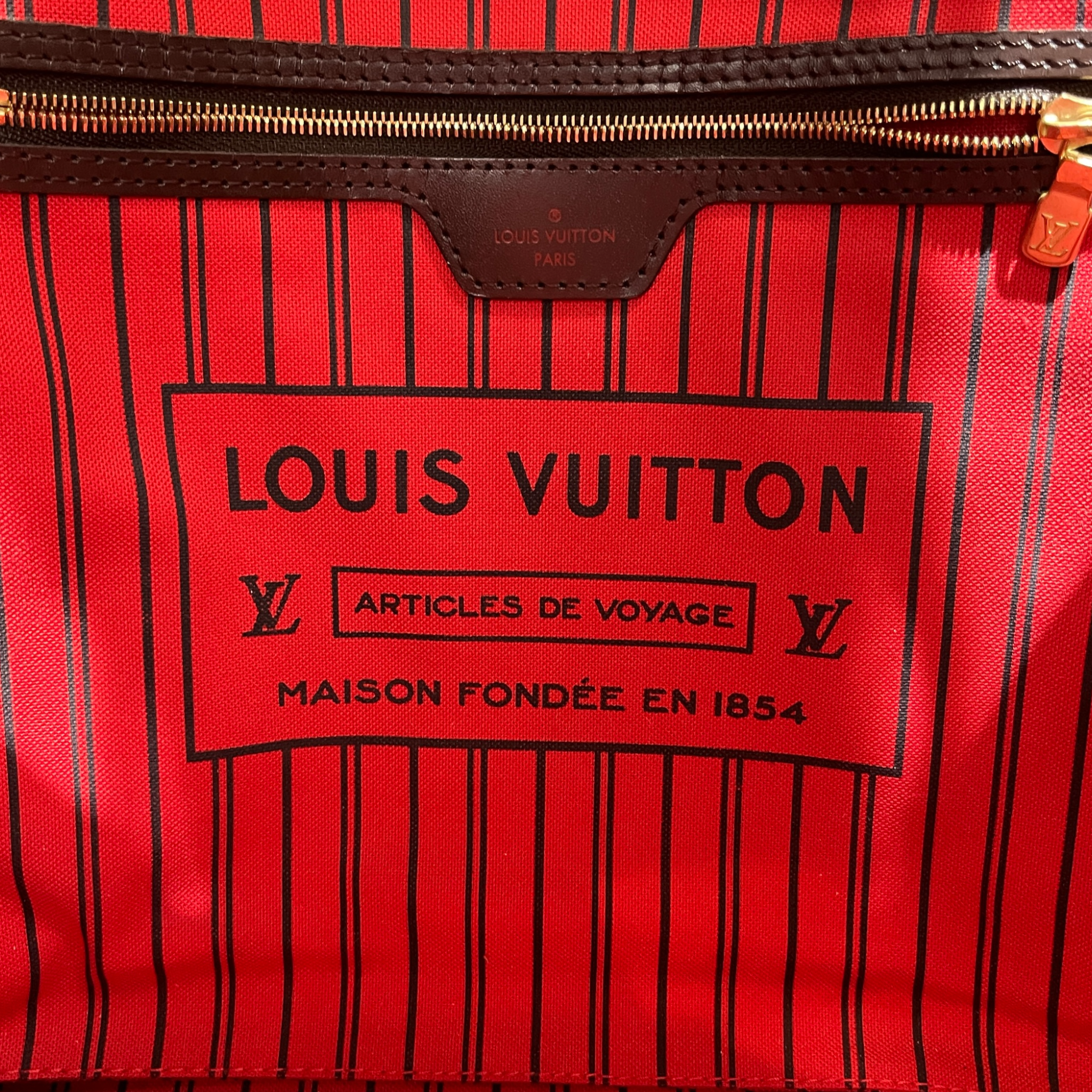LOUIS VUITTON/Tote Bag/Monogram/Leather/BRW/NEVERFULL view 5
