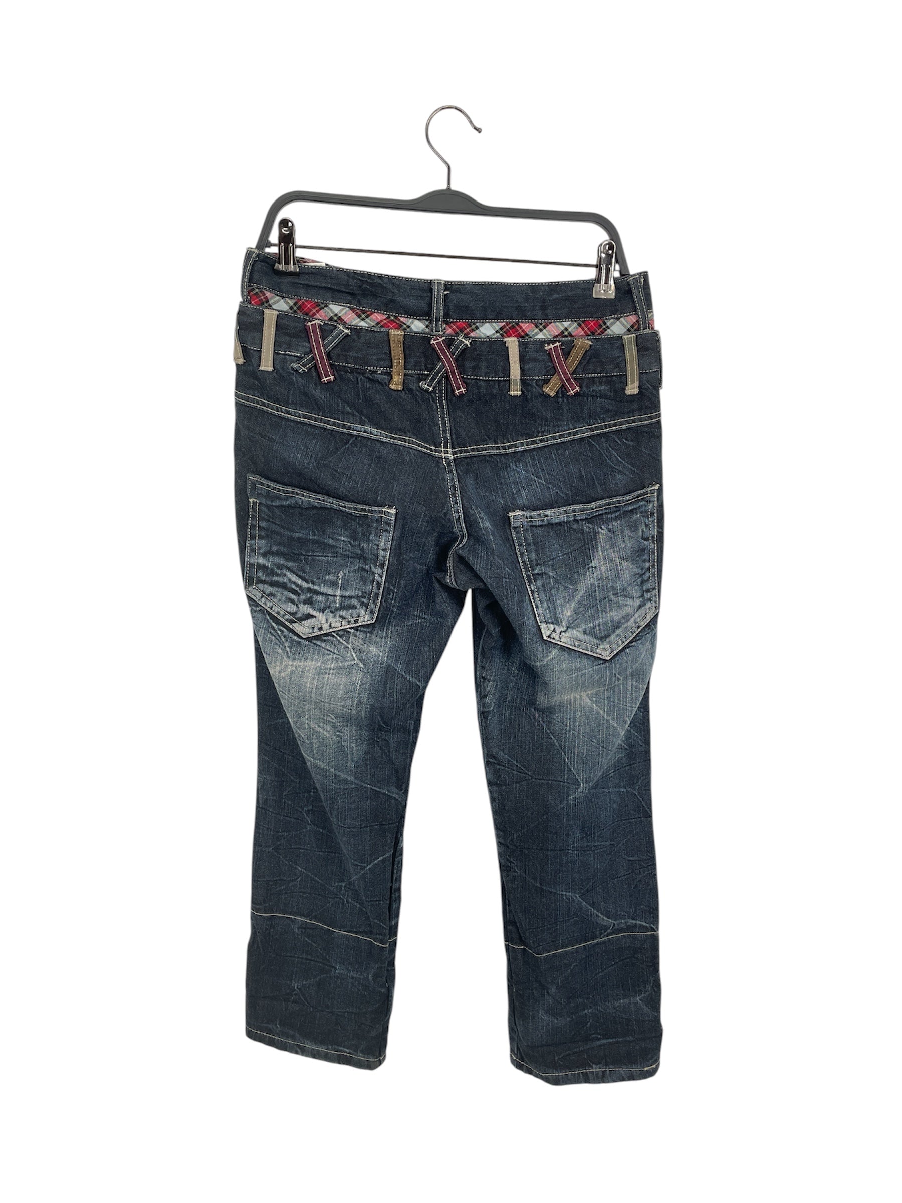 RODDLE/Cropped Pants/L/Cotton/NVY/CROPPED DENIM view 4