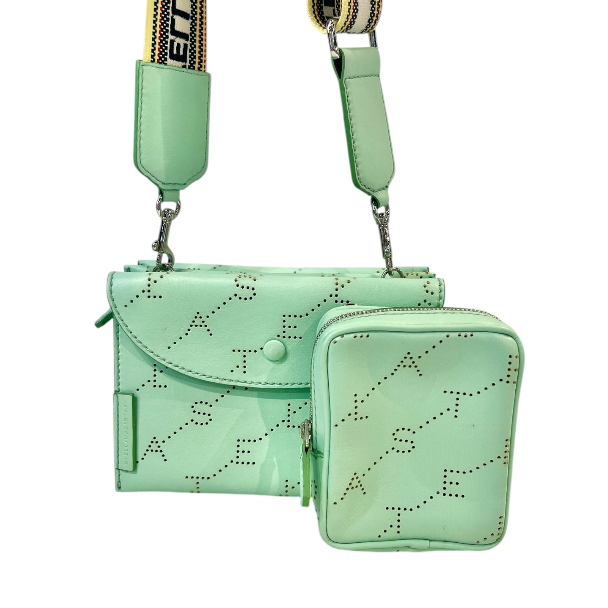 STELLAMcCARTNEY/Cross Body Bag/GRN/TWO WAY MONOGRAM UTILITY view 4