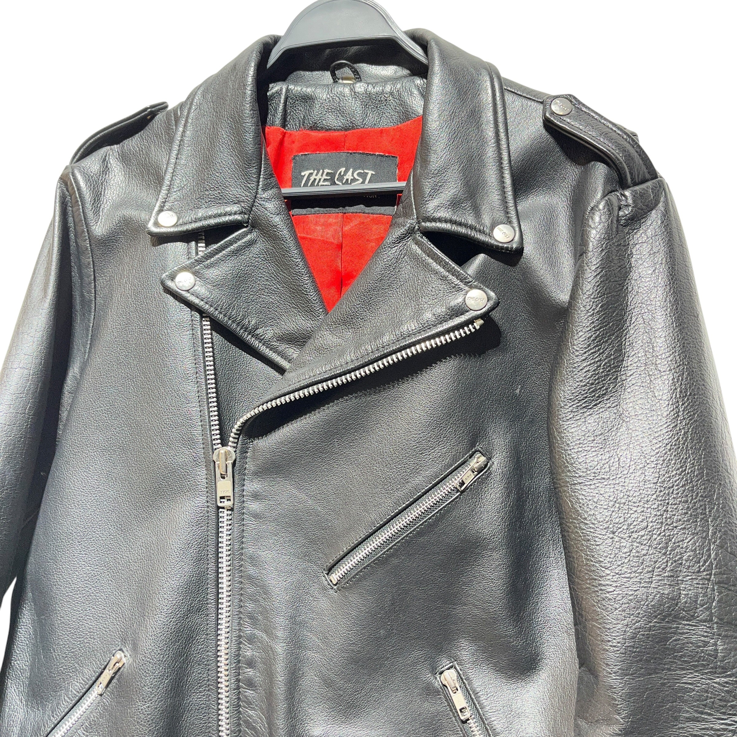 The Cast NYC/Leather Jkt/Leather/BLK/ view 2