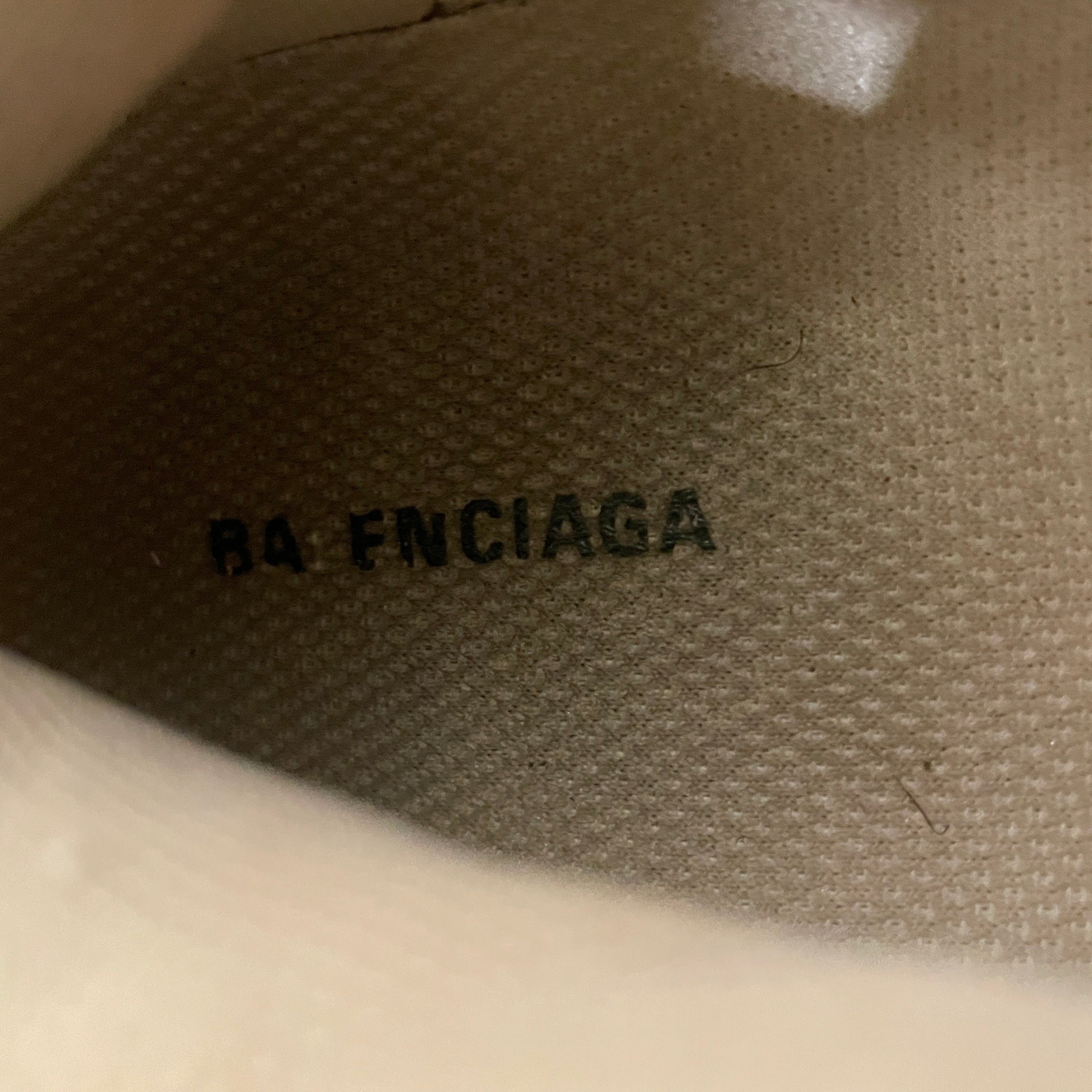 BALENCIAGA/Low-Sneakers/EU 40/Nylon/WHT/TRIPLE S CLEAR SOLE view 5