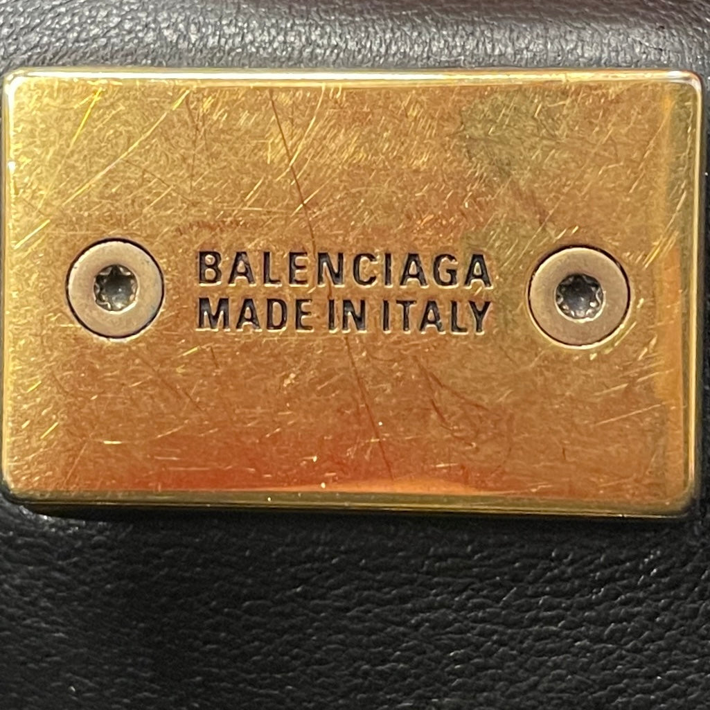 BALENCIAGA/Bag/Leather/BLK/BEL AIR SMALL BLACK view 10