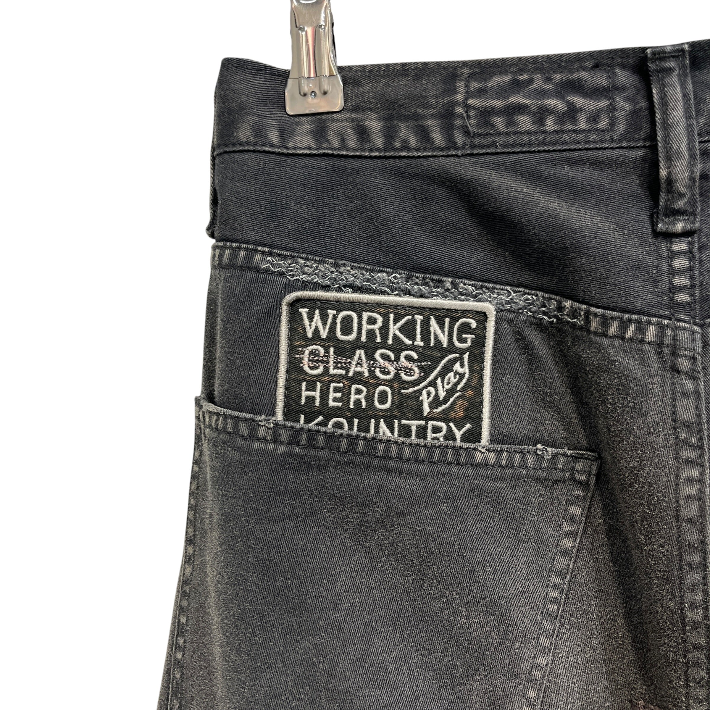 KAPITAL/Pants/2/Denim/BLK/Katsuragi Port Baggy view 3