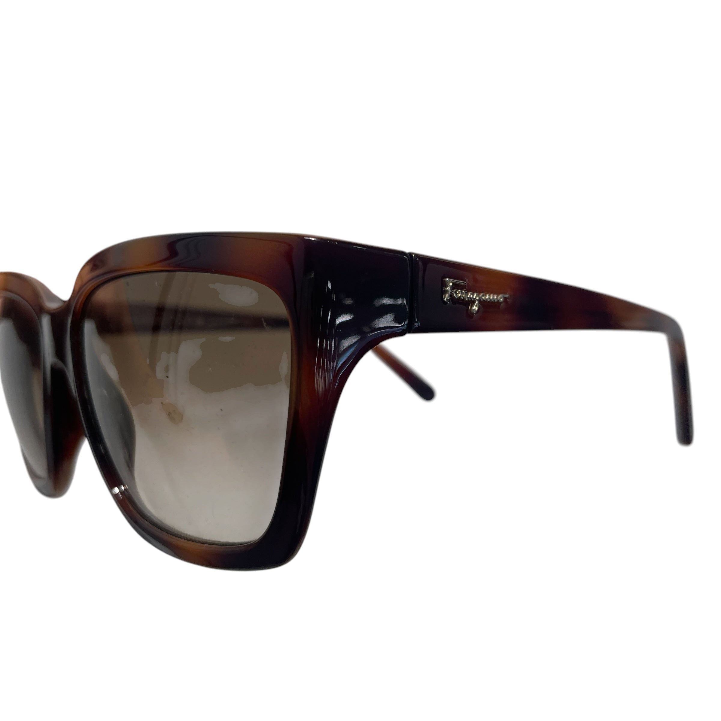 Salvatore Ferragamo/Sunglasses/Celluloid/BLK/L's/ view 3