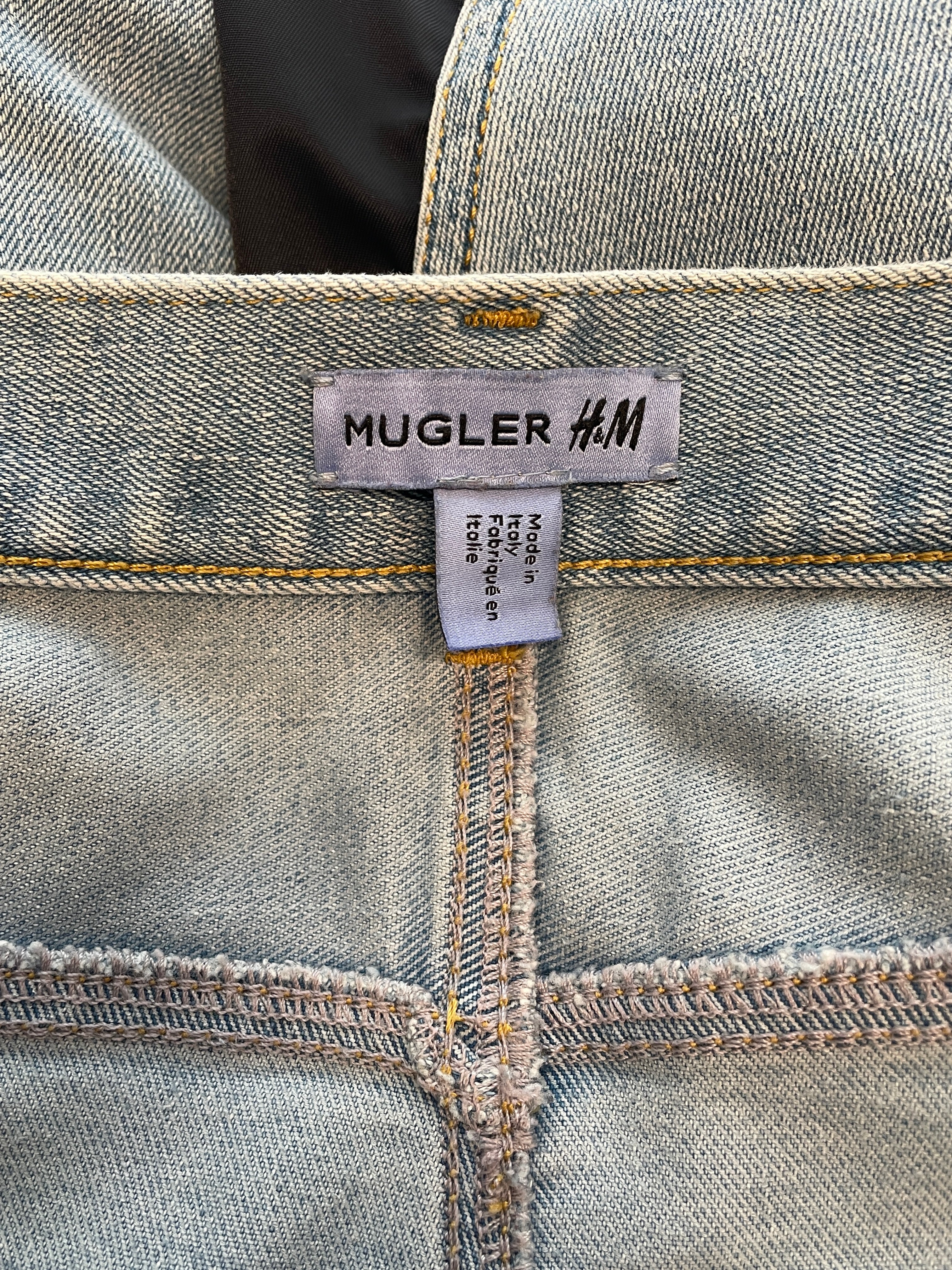 Thierry Mugler/H&M/Bootcut Pants/54/Denim/BLU/Border/SPIRAL JEANS MEN view 6