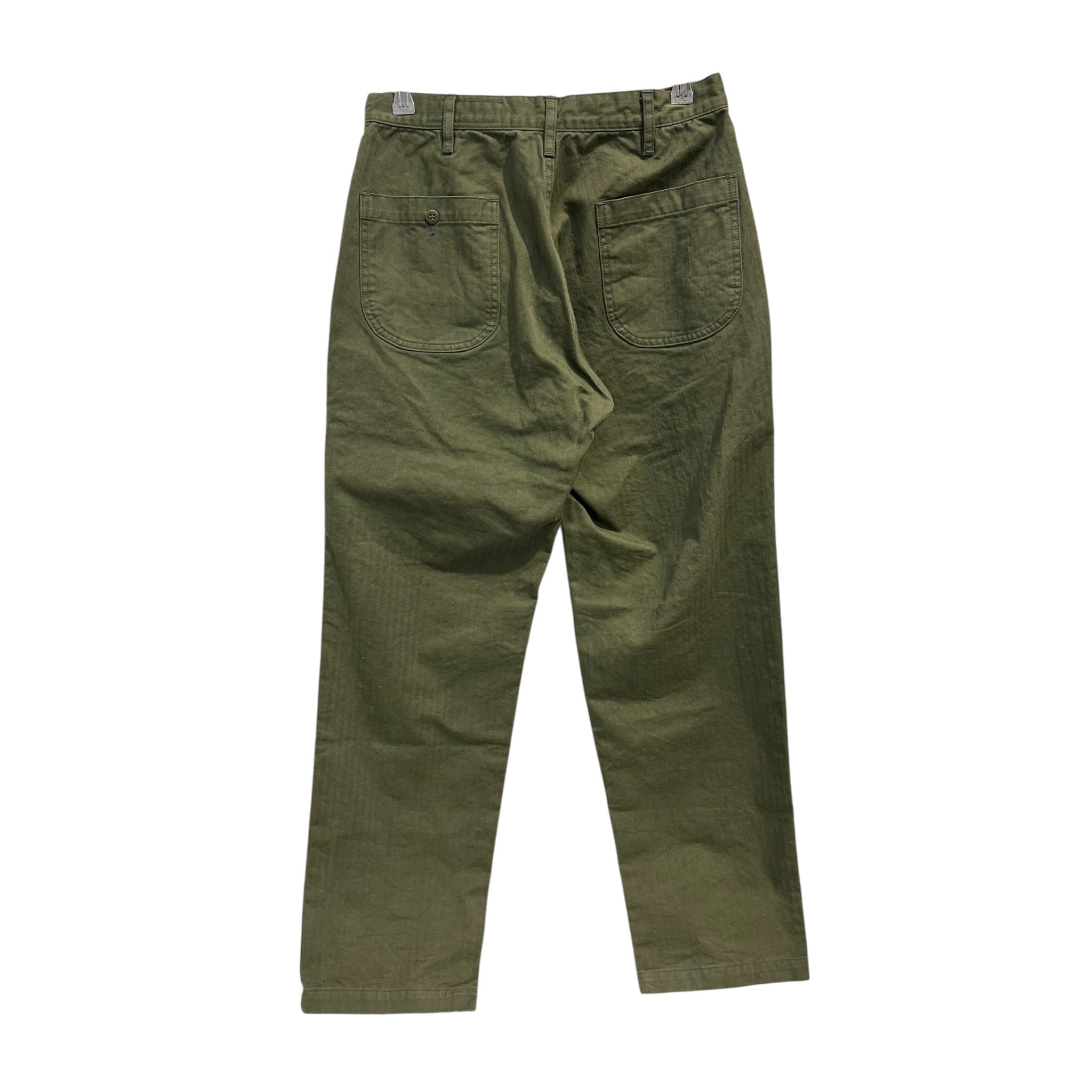BONCOURA/Pants/30/Cotton/GRN/hbt twill military pant view 2