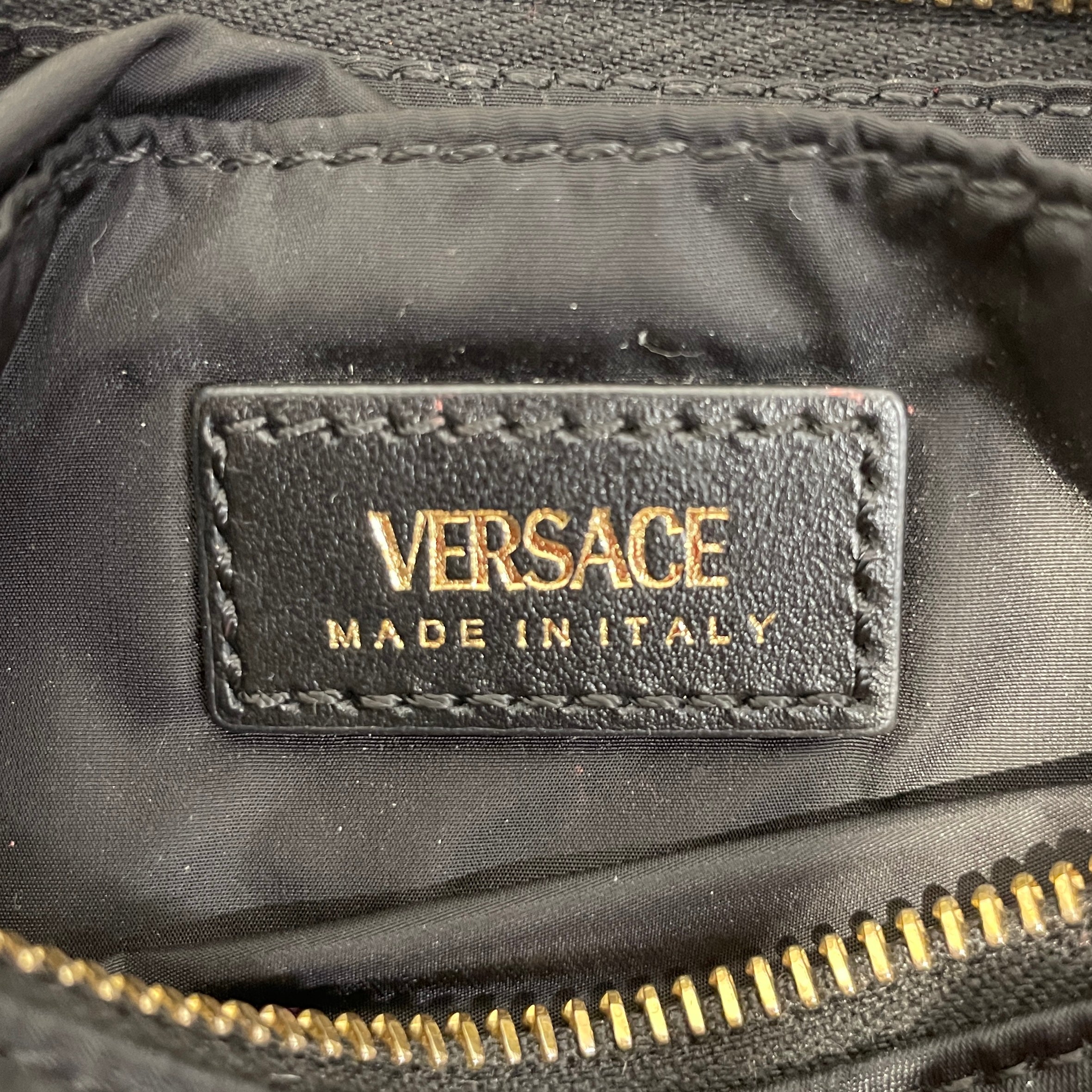 VERSACE/Cross Body Bag/Polyester/BLK/ view 7