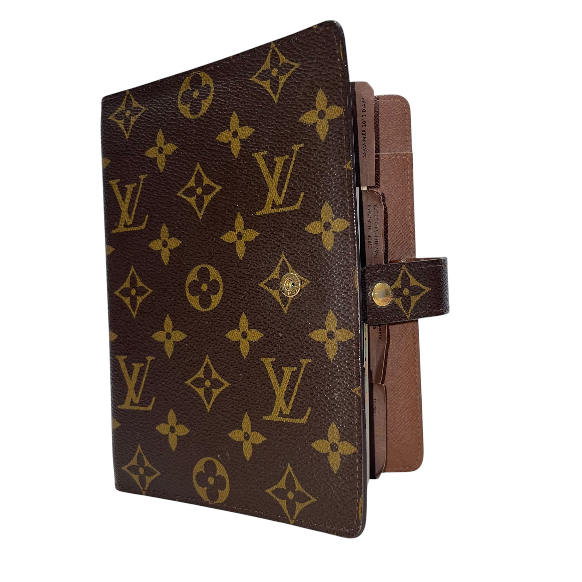 LOUIS VUITTON/Planner Cover/Monogram/BRW/L's/2012 CALENDER/DIARY view 3