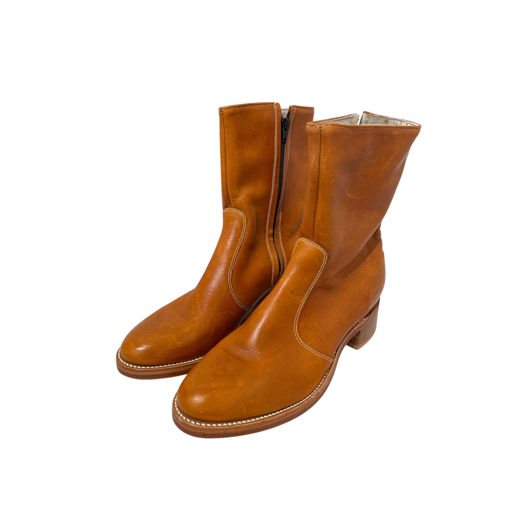 Vintage/Boots/US 10/Leather/BRW/DINGO BRAND SIDE ZIP BOOT view 1