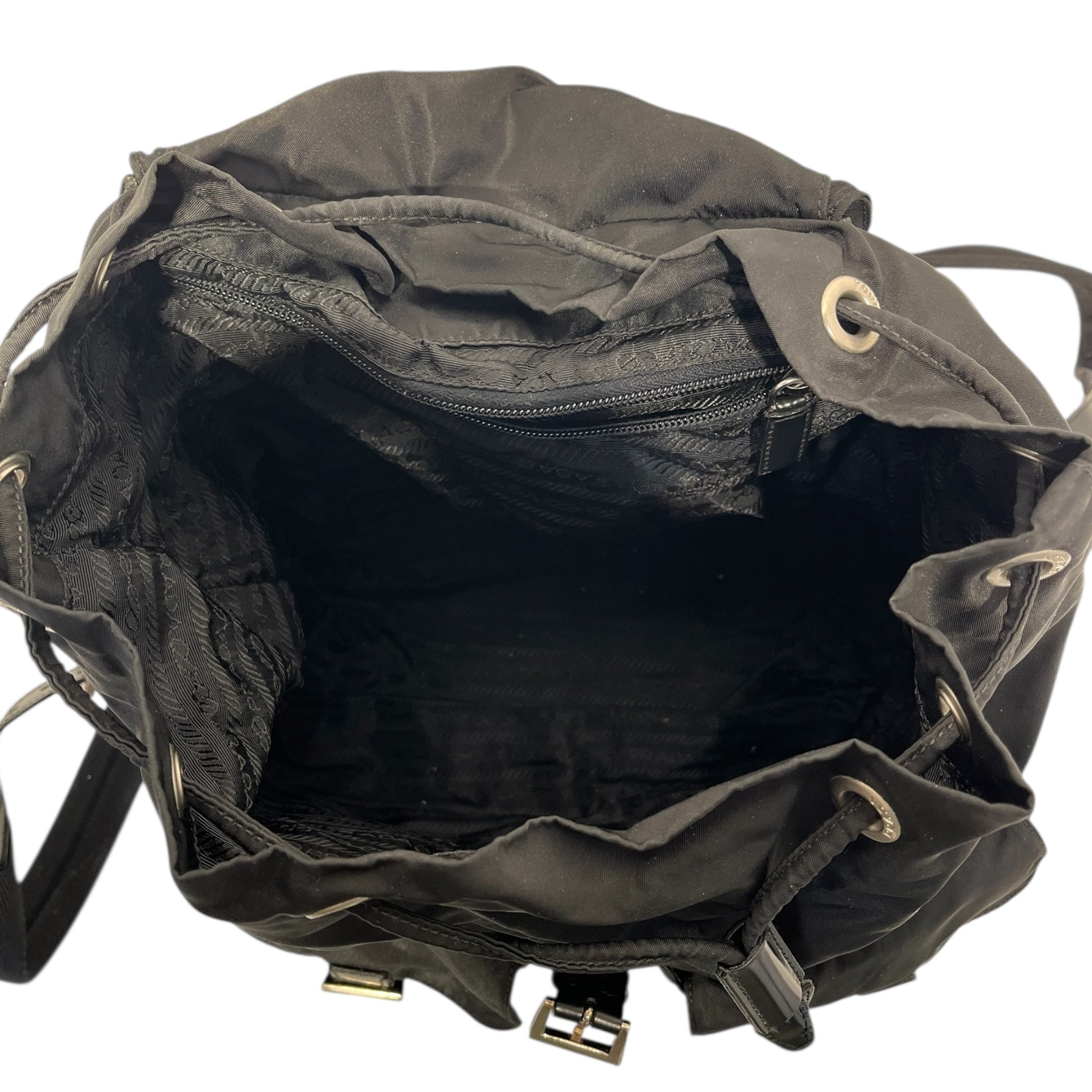 PRADA/Backpack/Nylon/BLK/PRADA NYLON BSCKPACK view 6