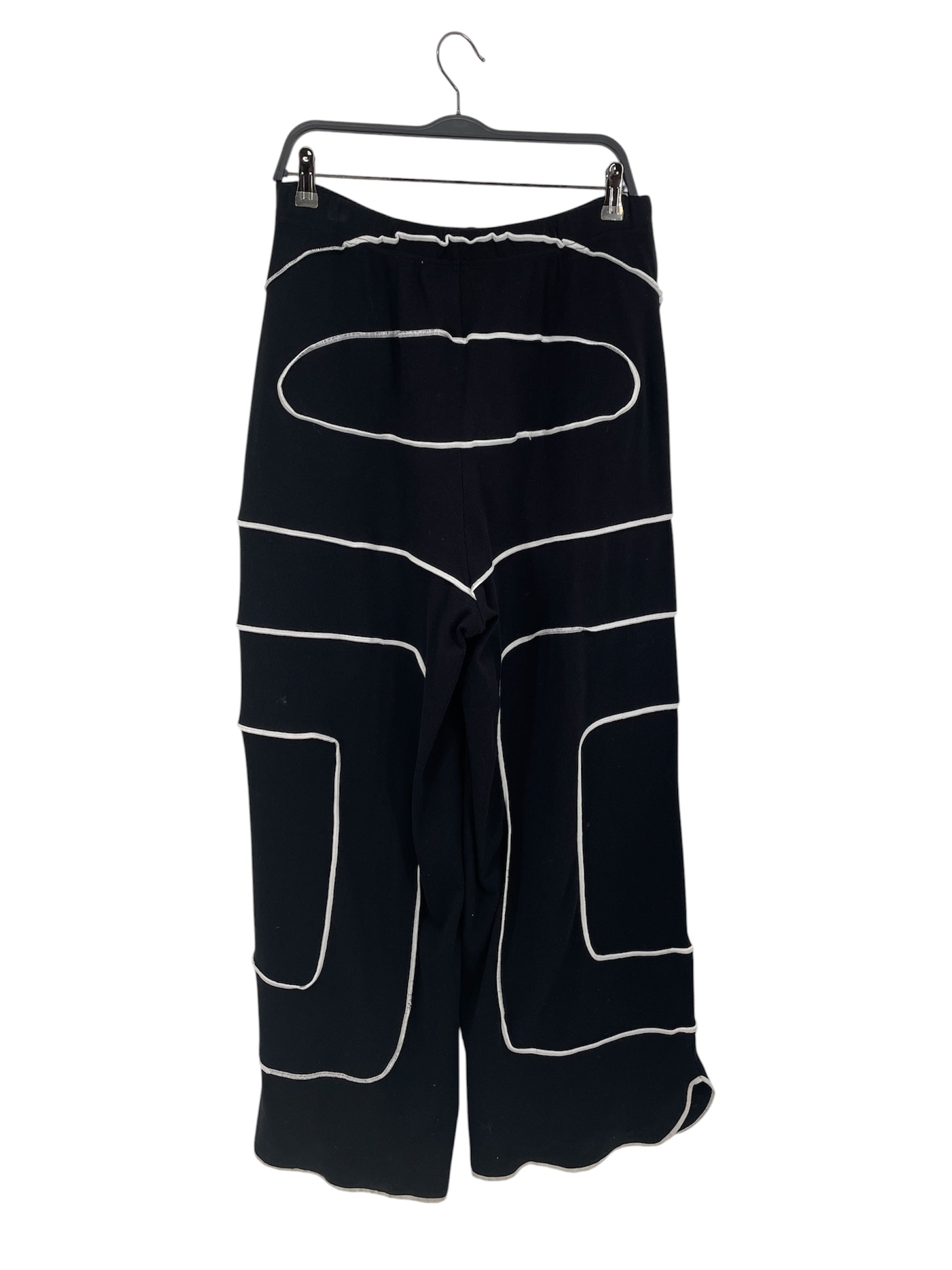 Telfar/Pants/M/Cotton/BLK/Stripe/WHT LINES view 3