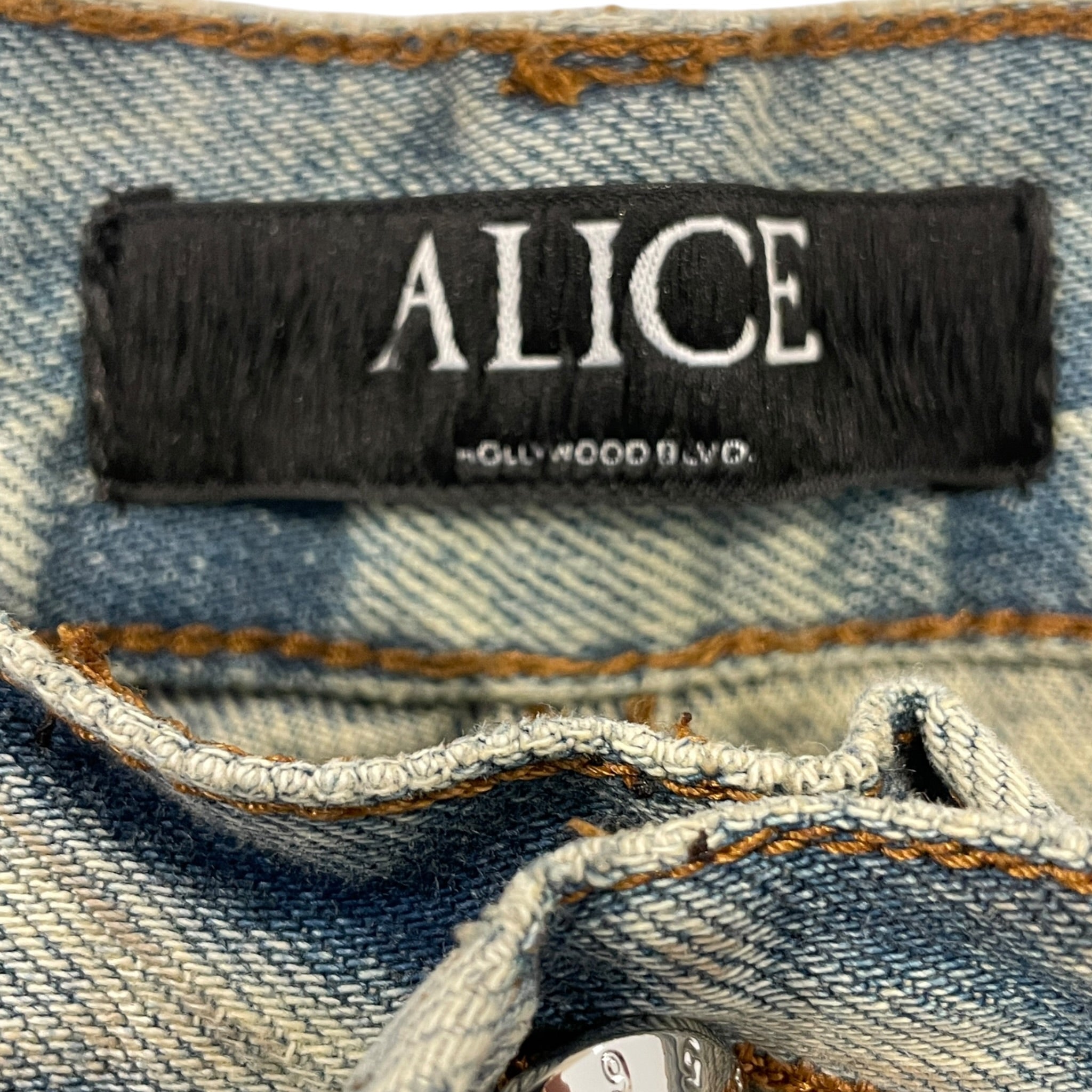 ALICE HOLLYWOOD/Pants/34/Denim/BLU/LIGHTER CILP #7 view 3