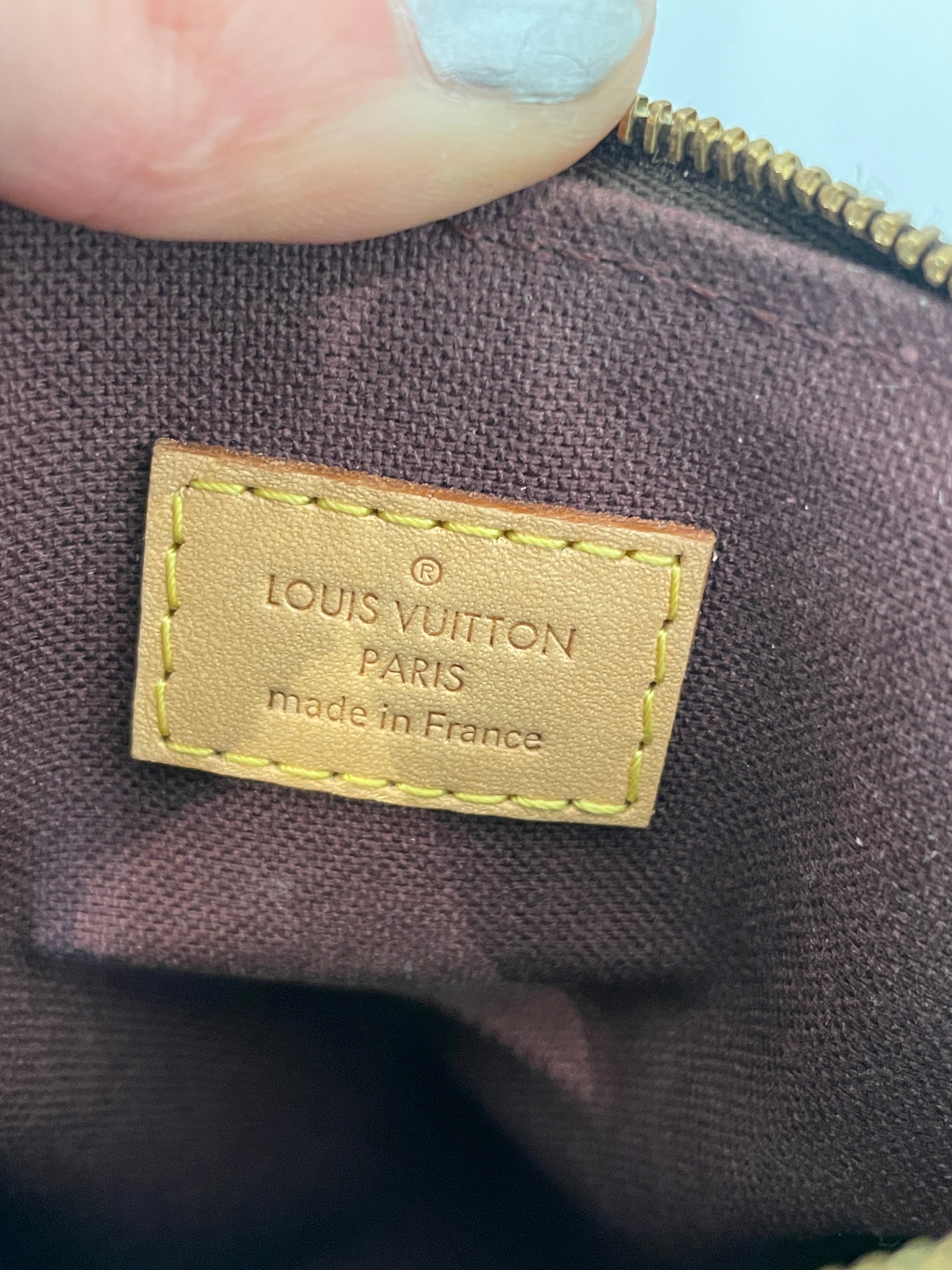 LOUIS VUITTON/Bag/Monogram/Leather/BRW/Nano Turenne view 6