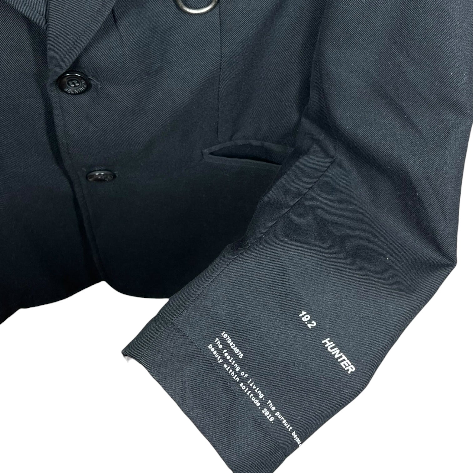 SONG FOR THE MUTE/Coat/48/Wool/BLK/FW19 19.2 Hunter view 4