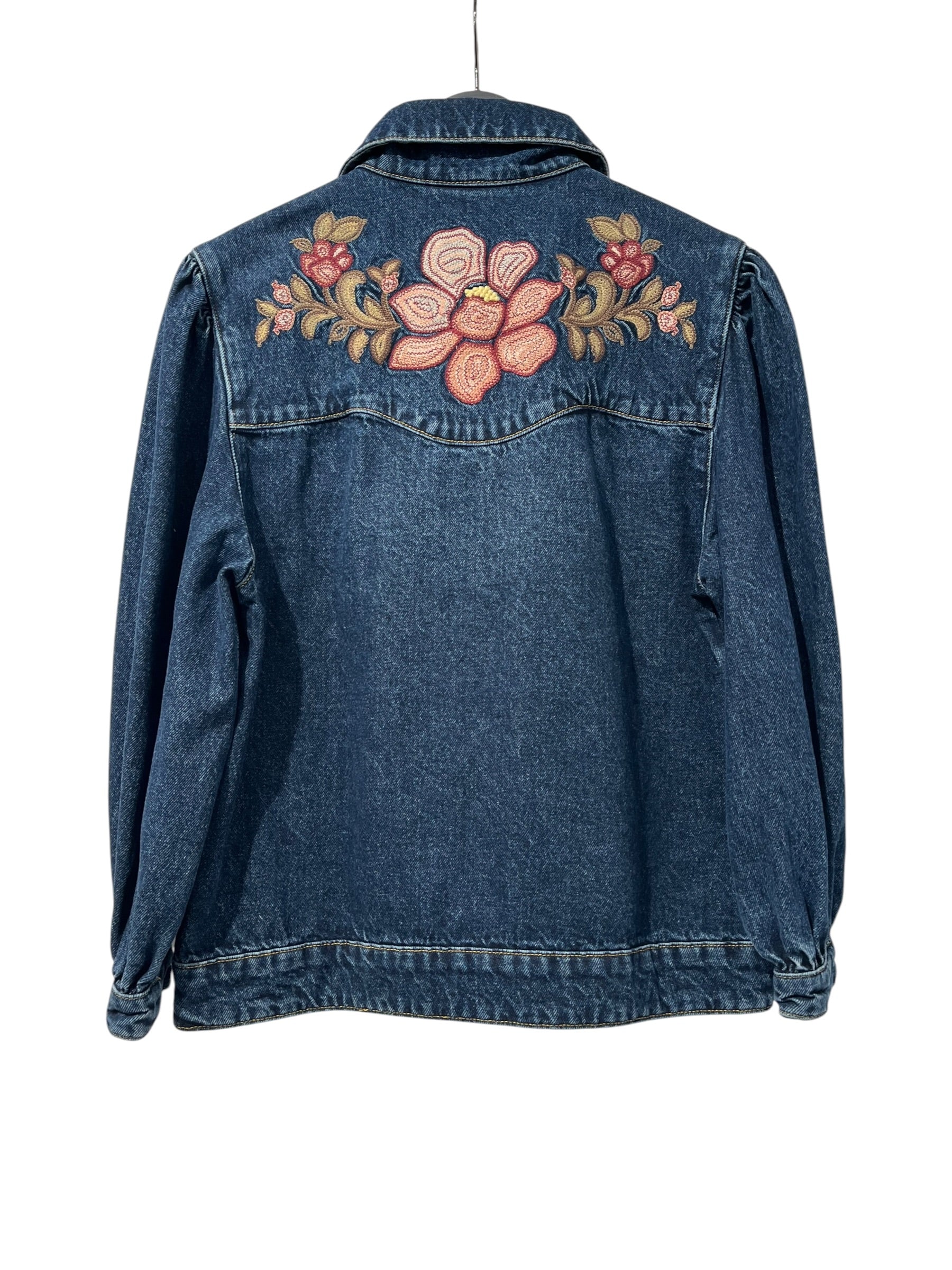 FARM Rio/Denim Jkt/S/Cotton/IDG/RENATA FLORAL DENIM JKT view 2