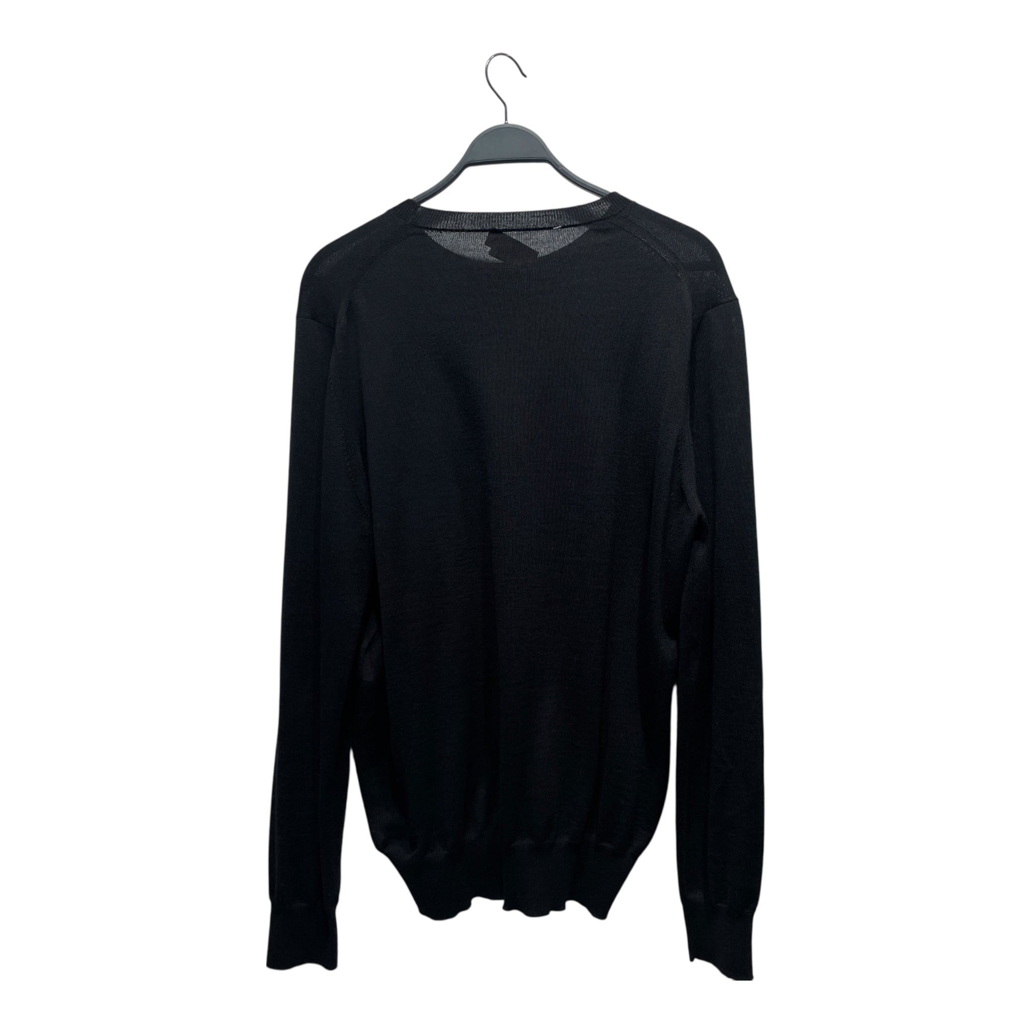 Alexander McQueen/Sweater/L/Cotton/BLK/ view 2