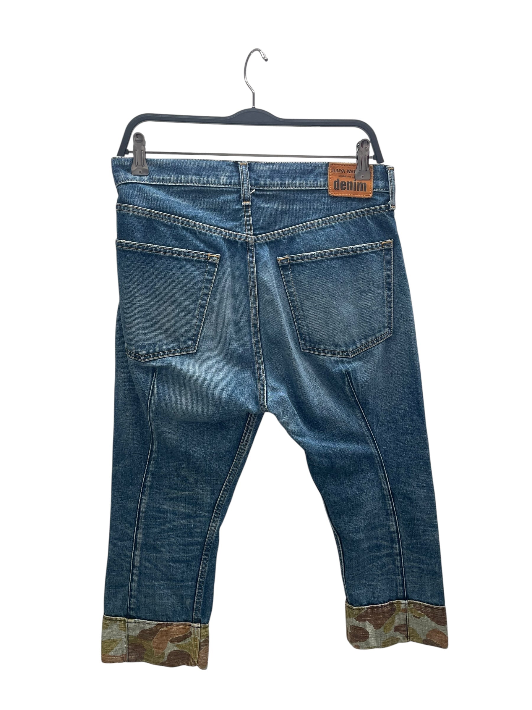 JUNYA WATANABE COMME des GARCONS/Pants/S/Denim/IDG/CAMO LINING view 2