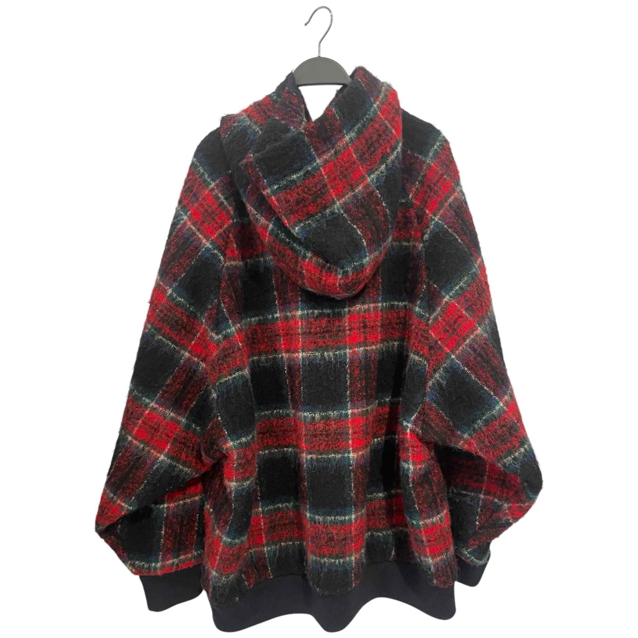 UNDERCOVER/Hoodie/L/Plaid/Wool/RED/ view 2