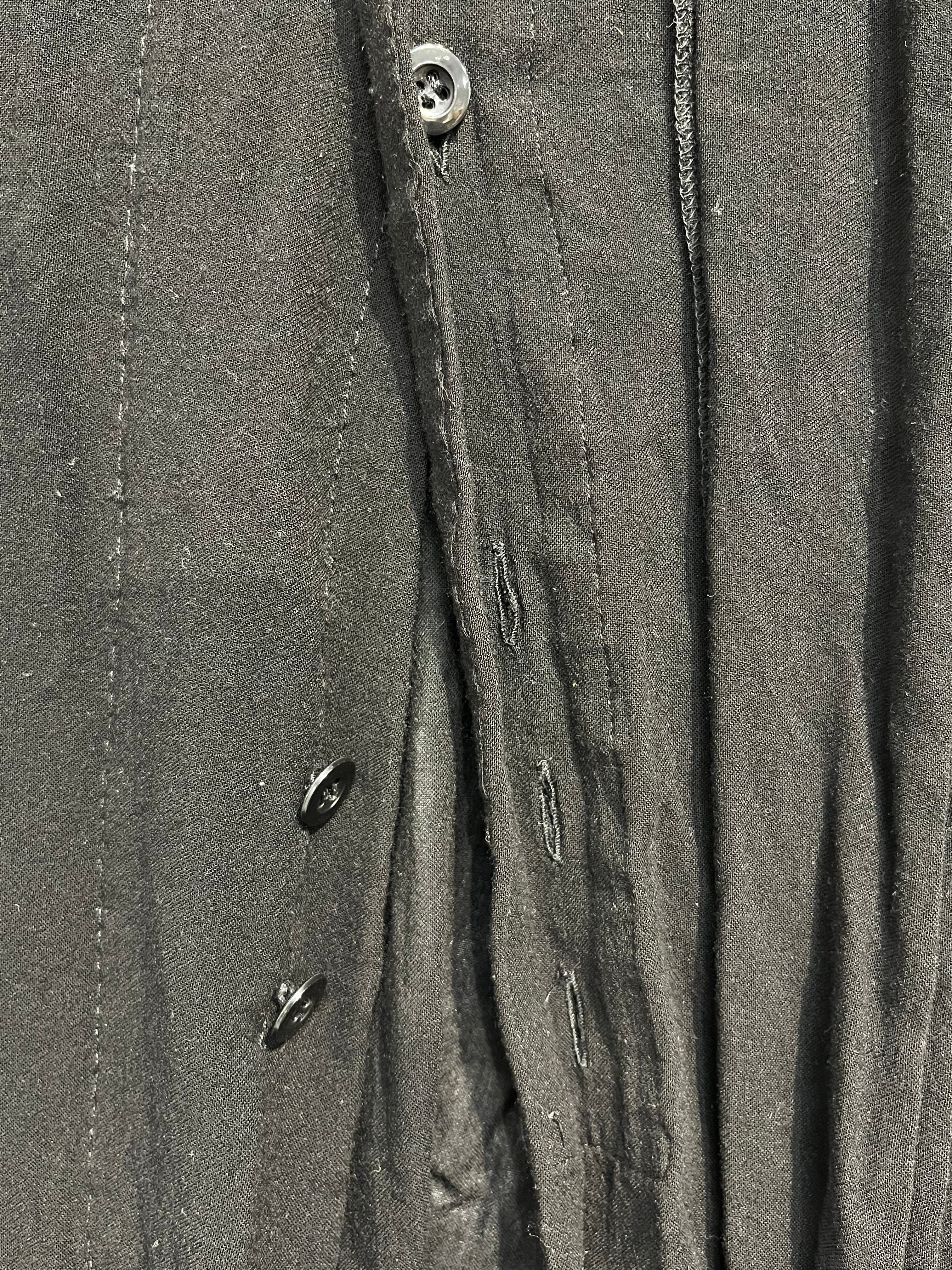 Ground Y/Dress/1/Rayon/BLK/Maxi Length/Button Up view 2