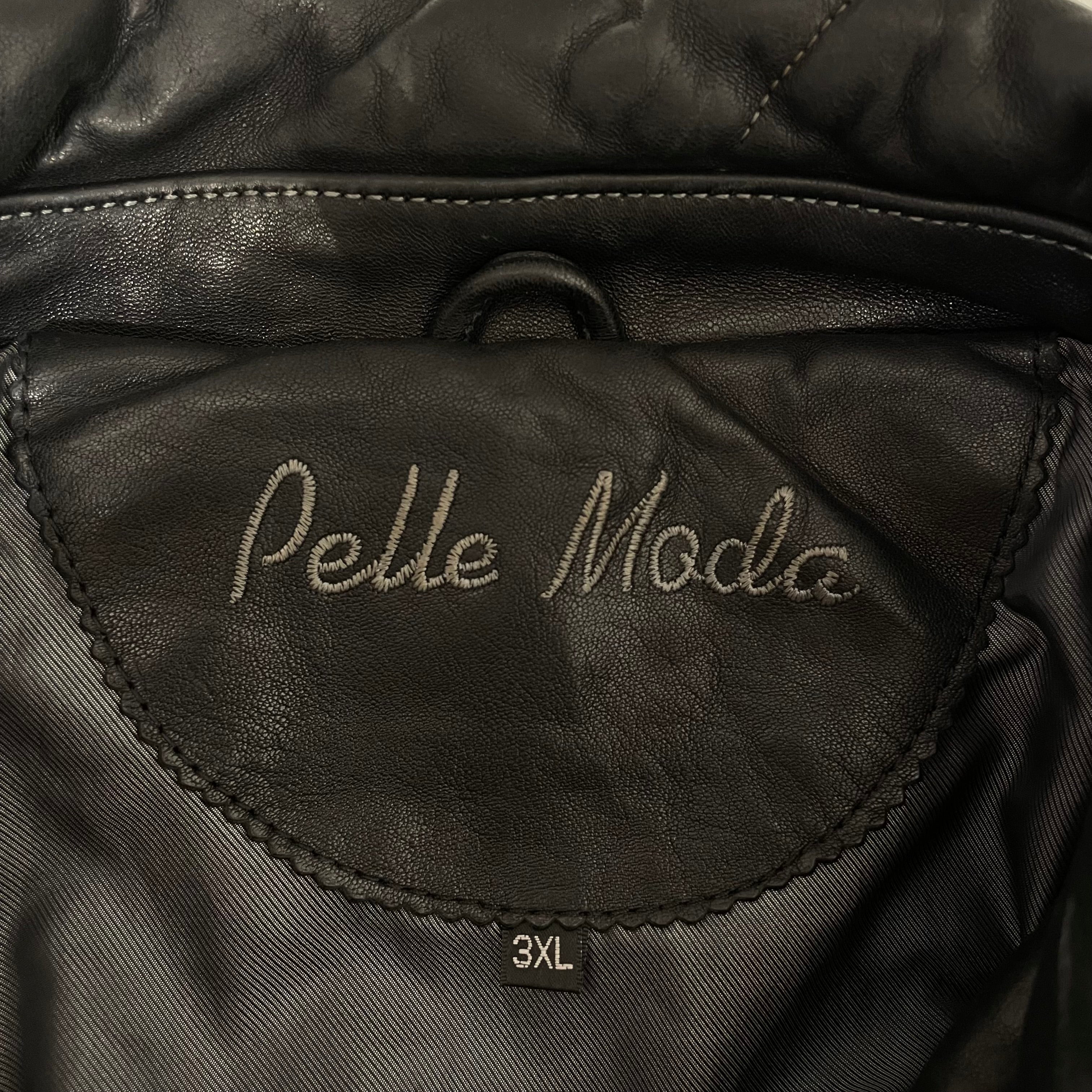 MODA IN PELLE/Leather Jkt/XXL/Leather/BLK/ view 3