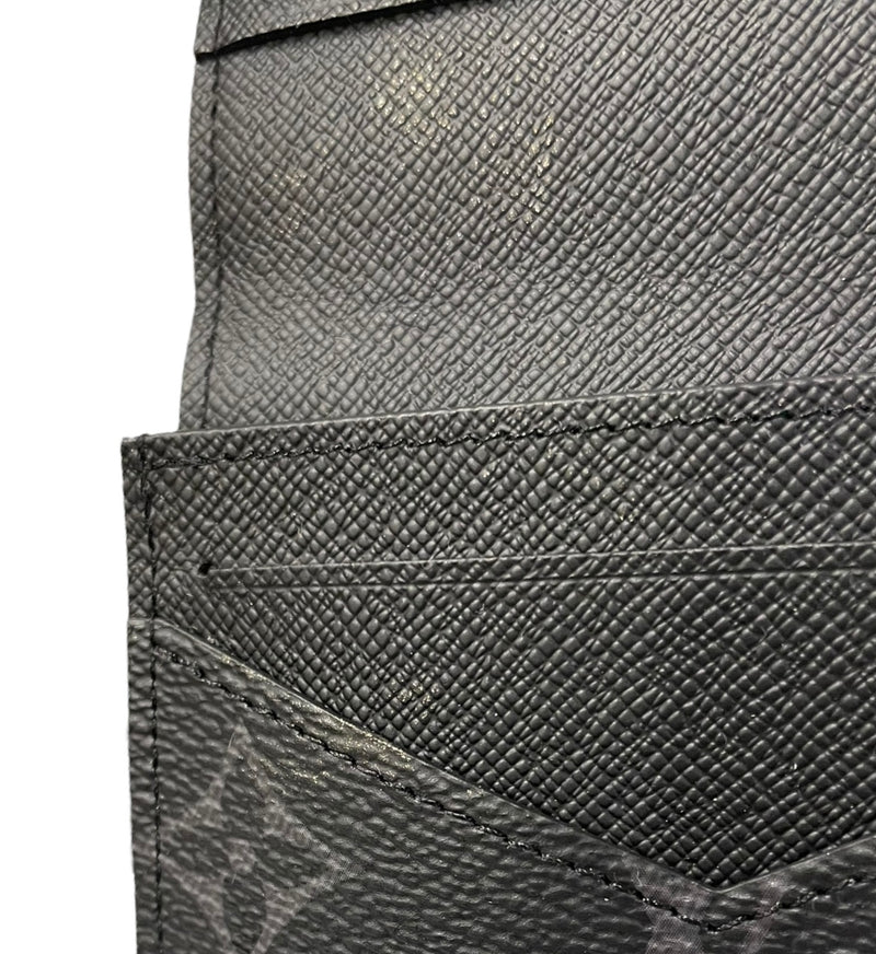LOUIS VUITTON/Wallet/Monogram/Leather/BLK/GRY MONGRAM COIN-CARDHOLDER