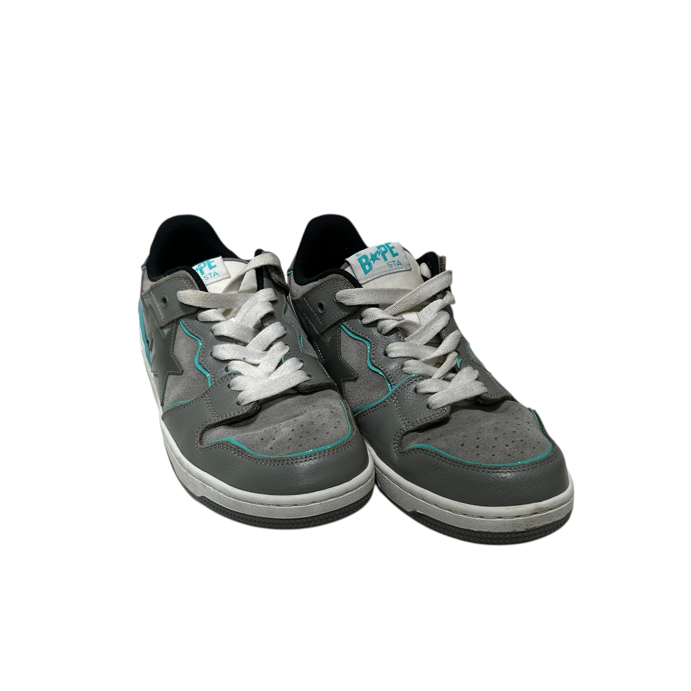 A BATHING APE/Low-Sneakers/US 10/SLV/GREY BABY BLUE ACCENT view 1