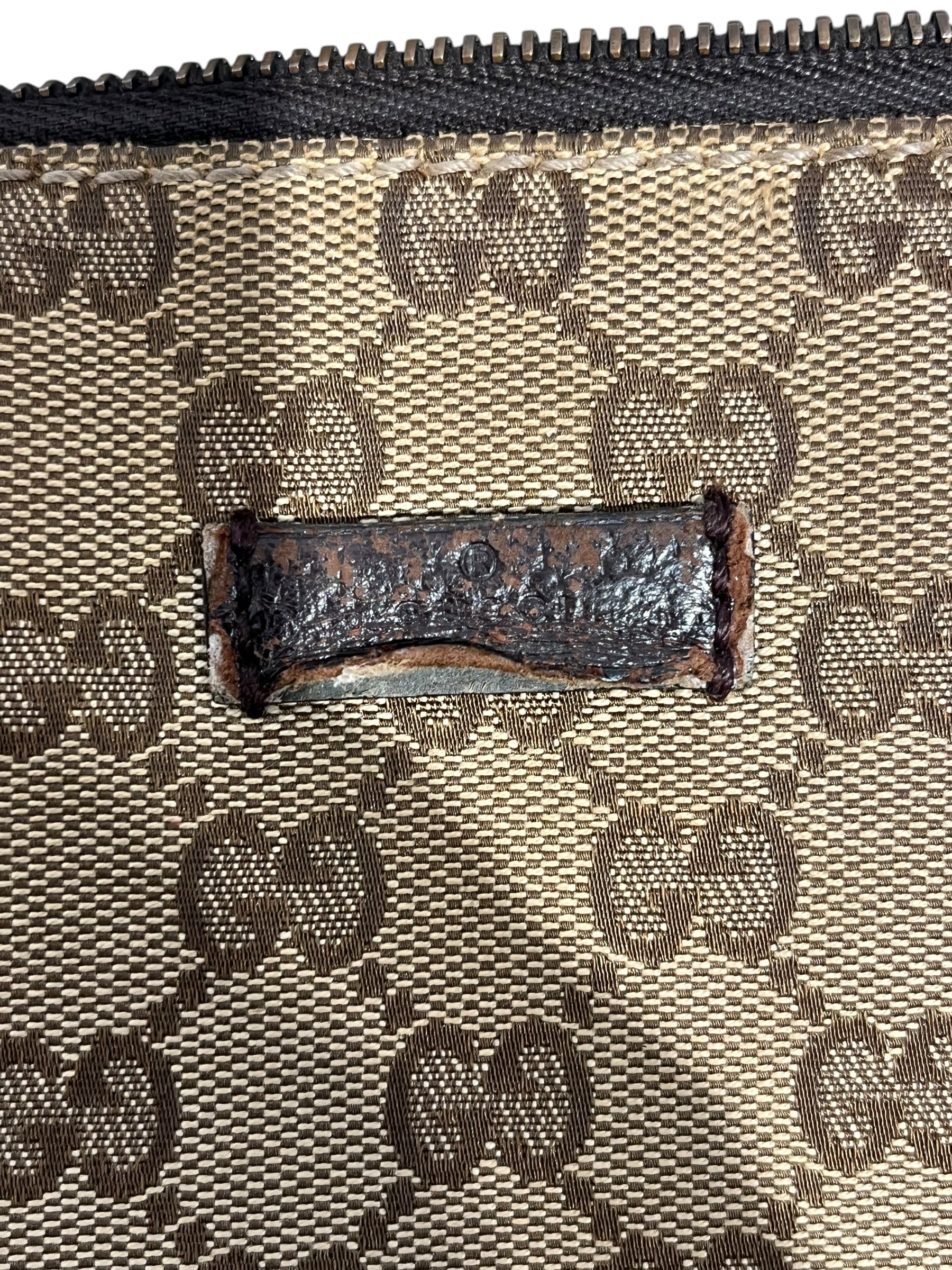 GUCCI/Cross Body Bag/Monogram/Cotton/BEG/MESSEMGER CROSS BODY CANVAS view 3