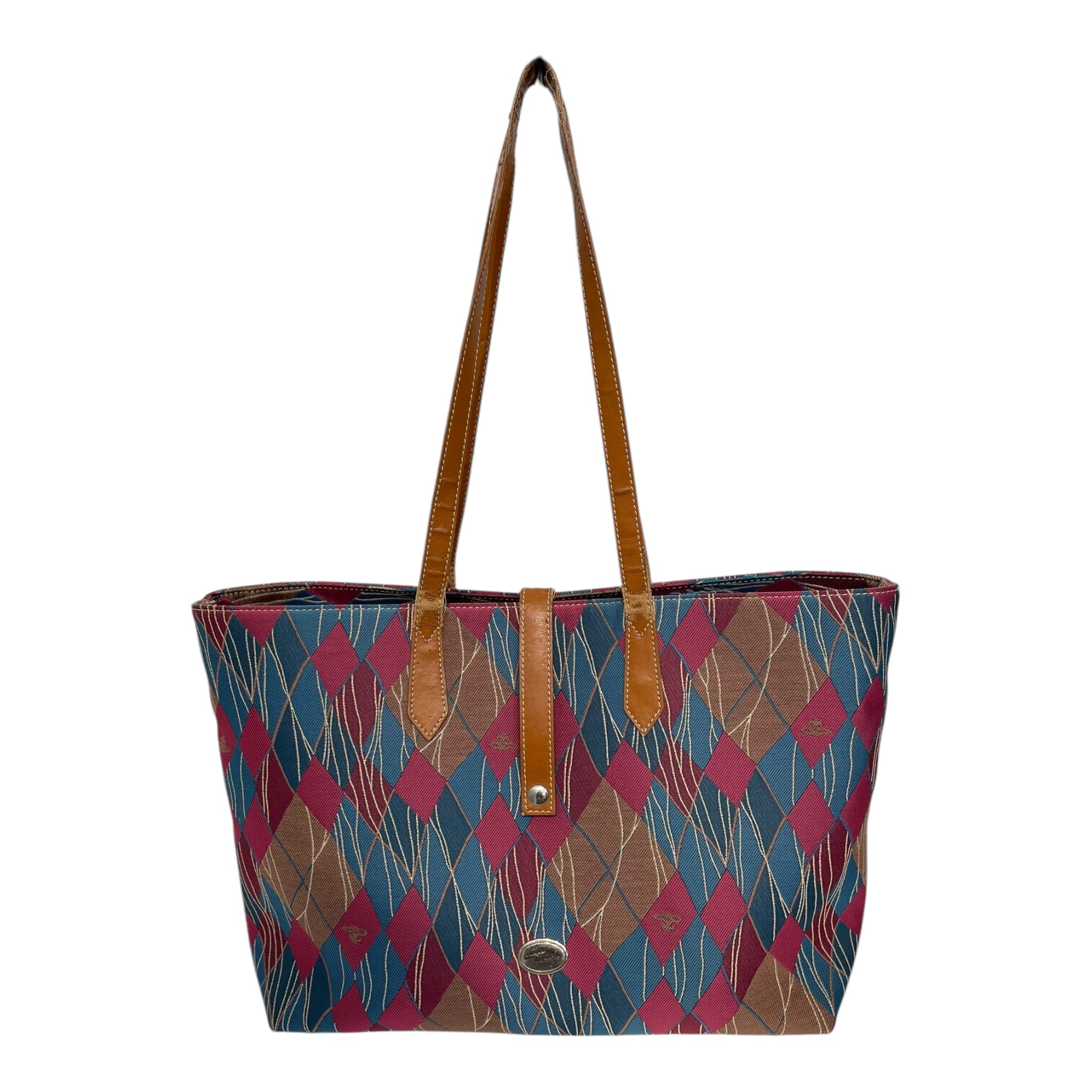 Vivienne Westwood/Hand Bag/All Over Print/Cotton/PNK/SHOULDER BAG/BLU view 1