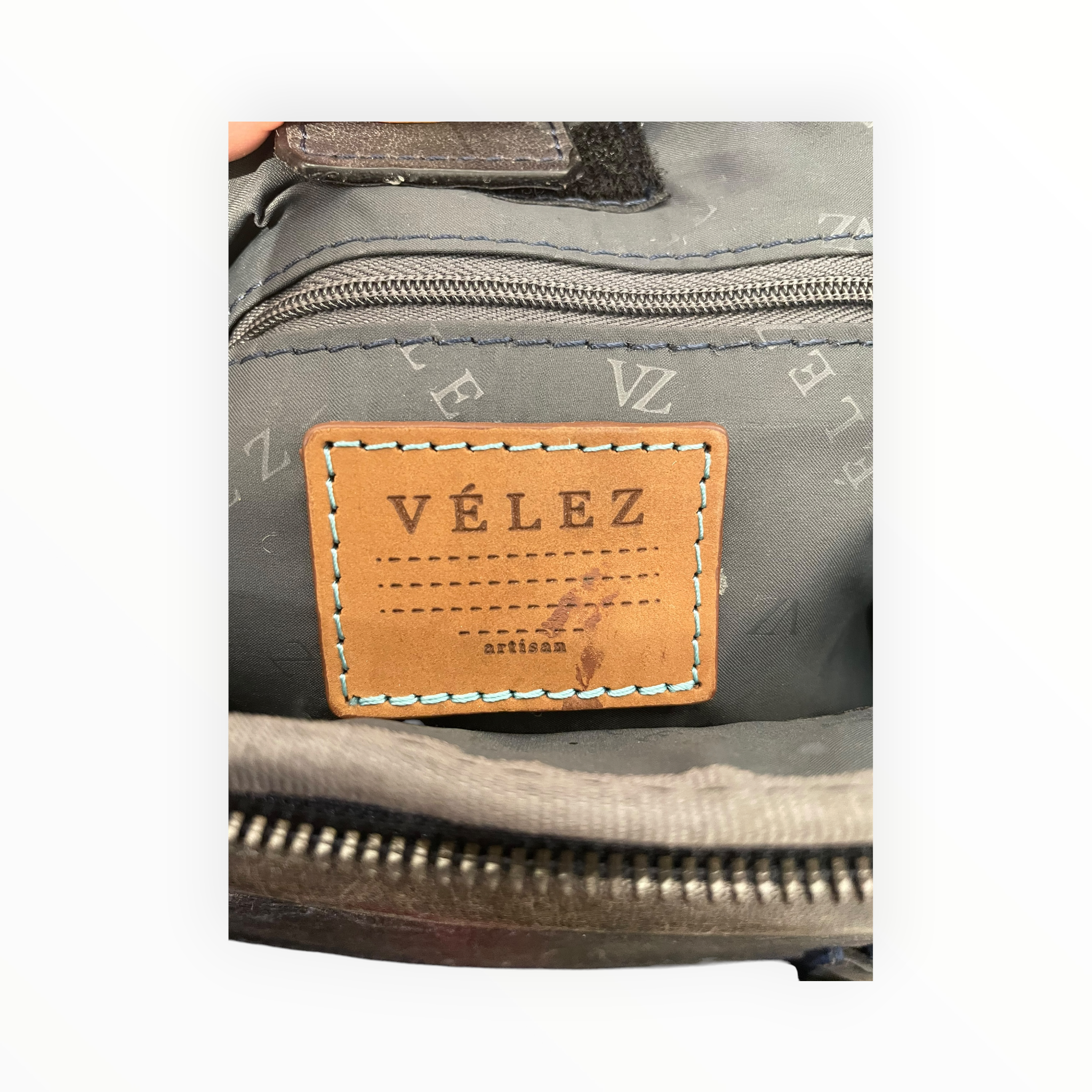 VELEZ/Backpack/Leather/BLK/ view 3