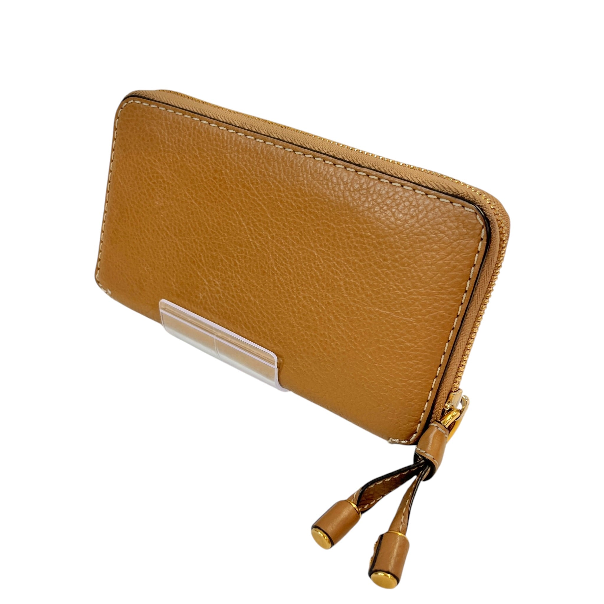 Chloe/Long Wallet/Leather/BEG/GOLD HARDWARE view 2