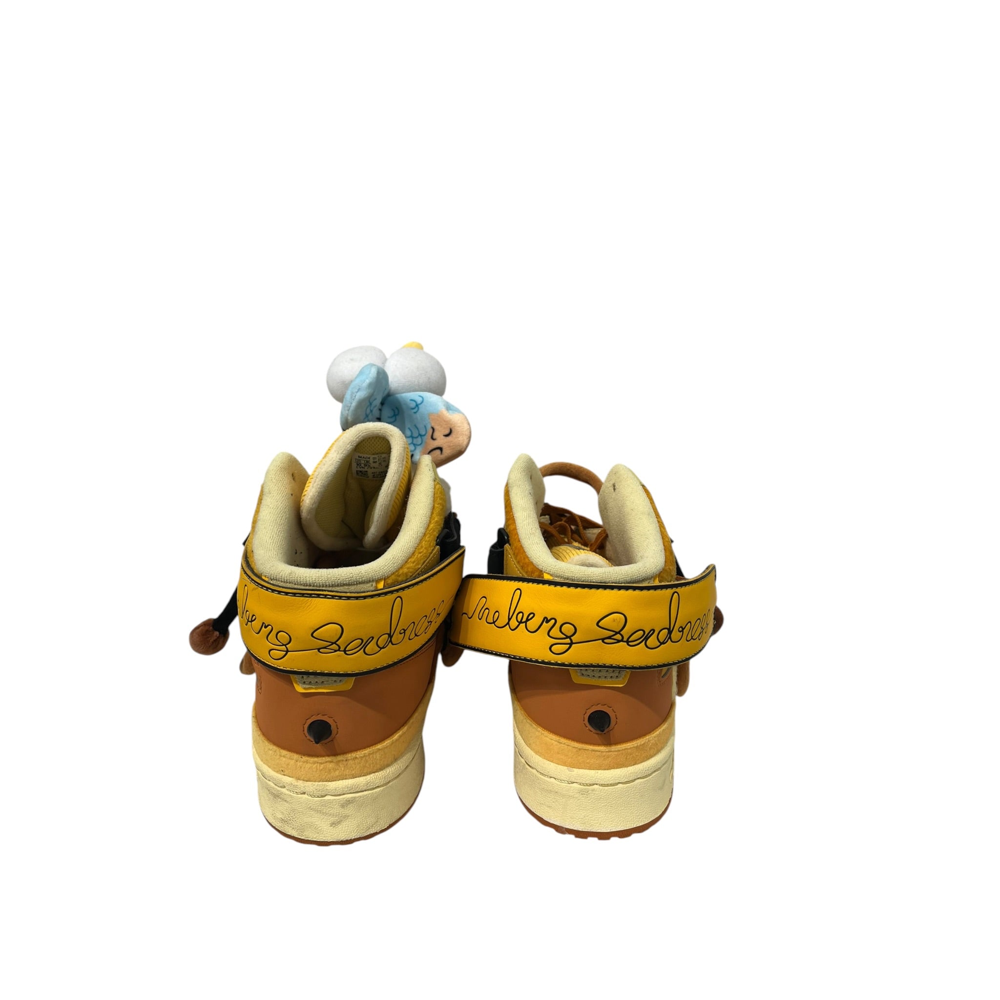 adidas/Hi-Sneakers/US 10/Animal Pattern/Suede/YEL/Adidas Bumblebee view 4