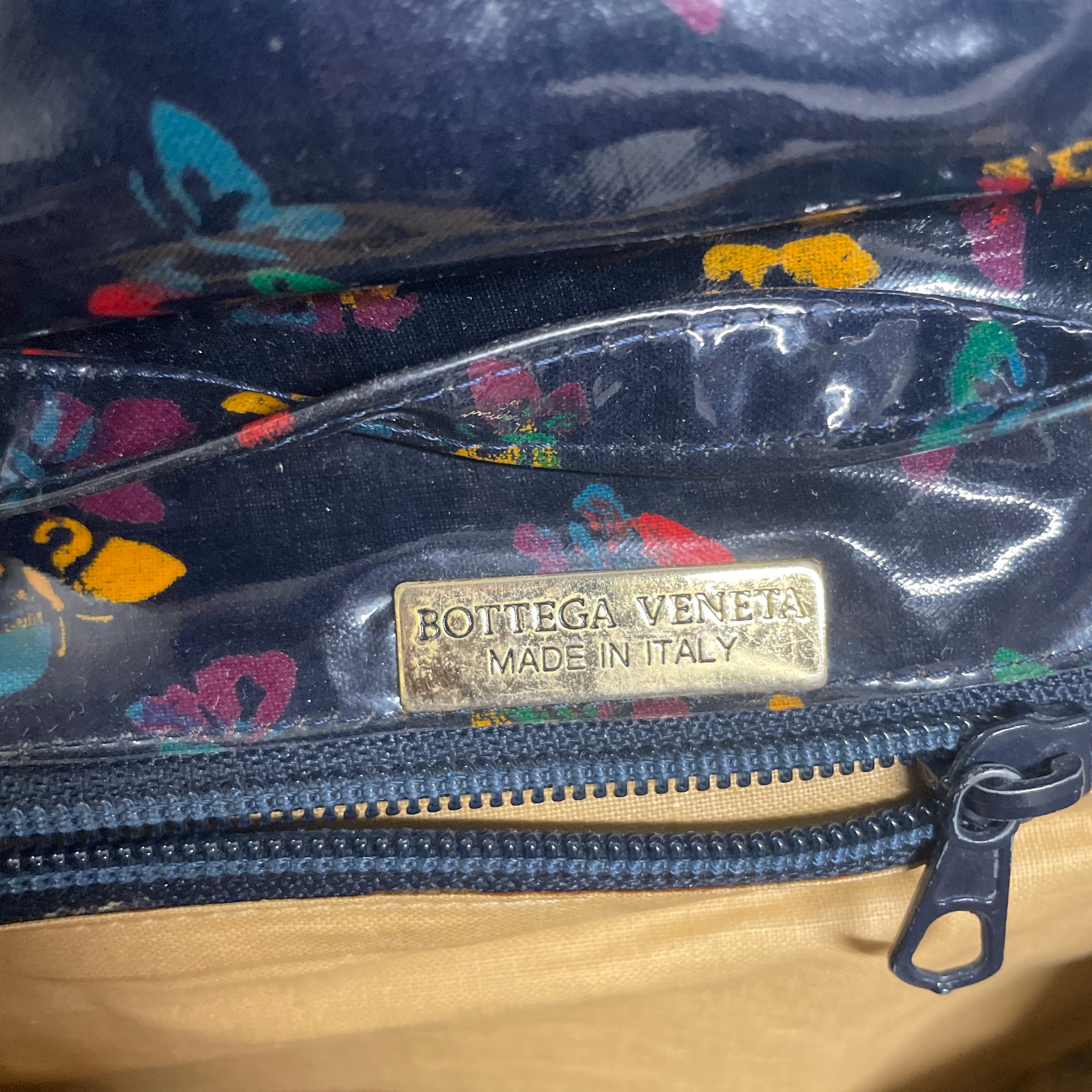 BOTTEGA VENETA/Cross Body Bag/All Over Print/NVY/BUTTERFLY view 4