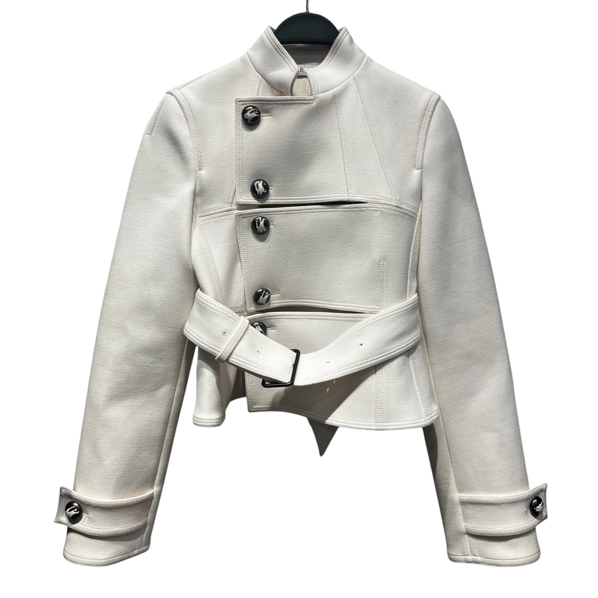 BURBERRY LONDON/Tailored Jkt/S/WHT/Single Breasted/ view 1
