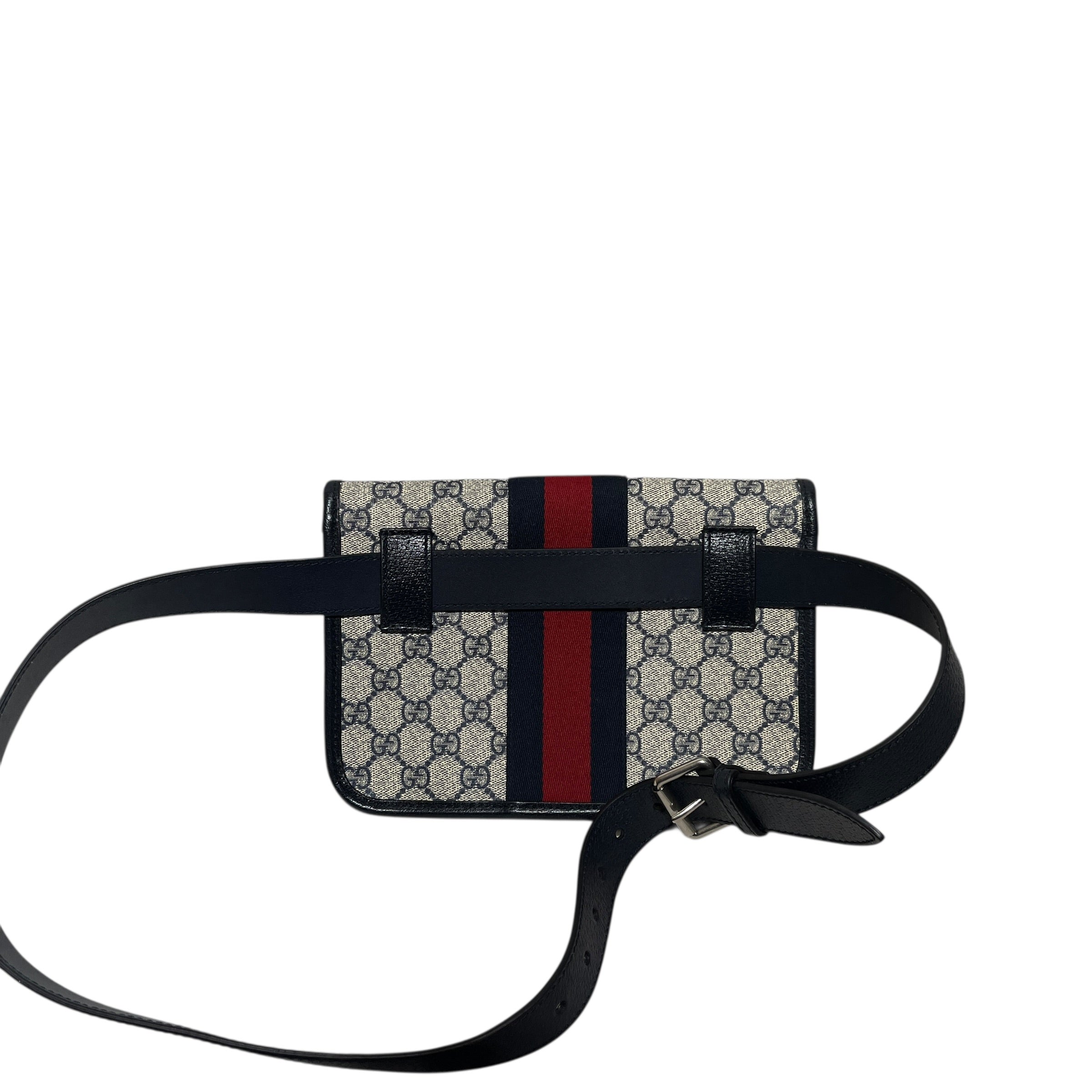 GUCCI/Fanny Pack/Leather/NVY/GG SUPREME OPHIDIA view 2