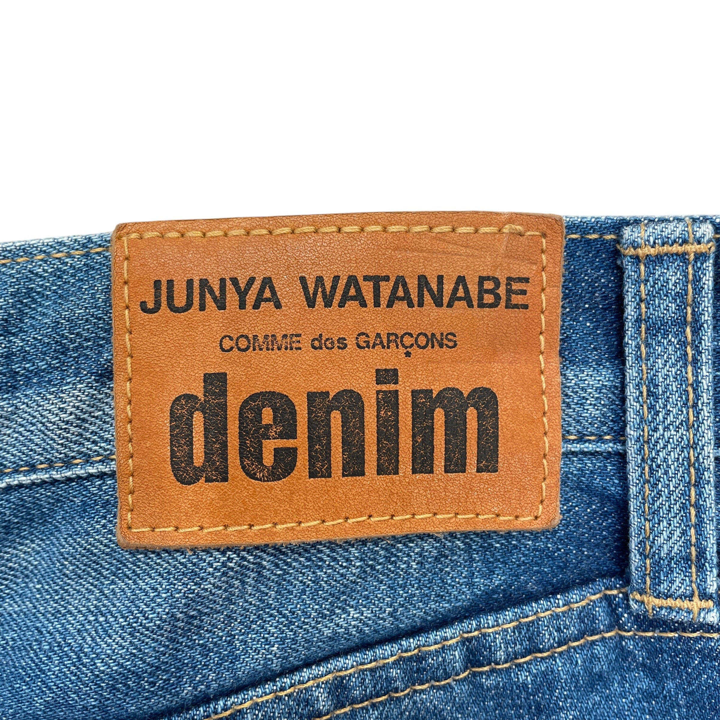 JUNYA WATANABE COMME des GARCONS/Skirt/XS/Denim/BLU/pencil skrt back pocket design view 4
