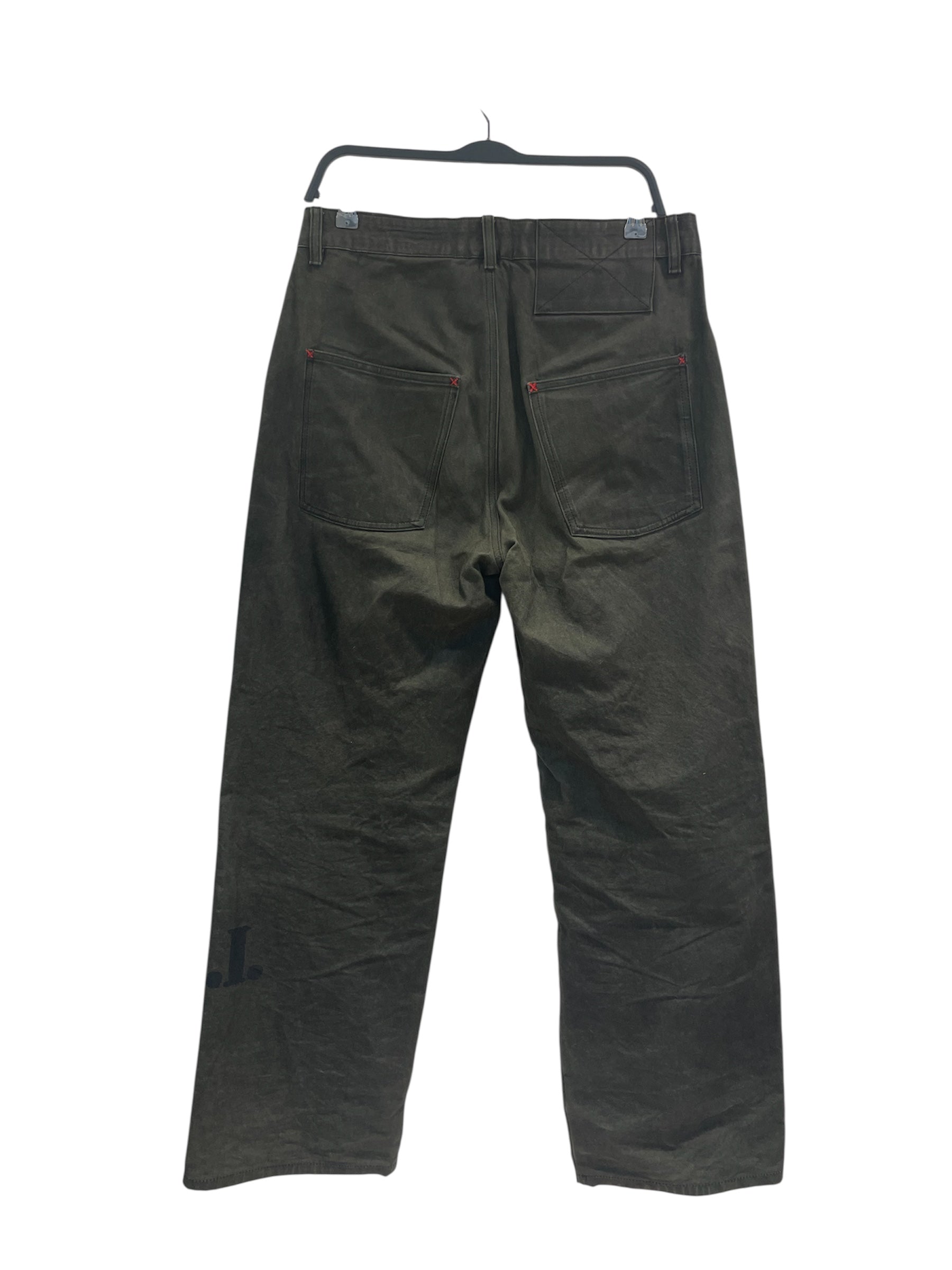 FUGAZI/Pants/S/Cotton/GRN/ view 2