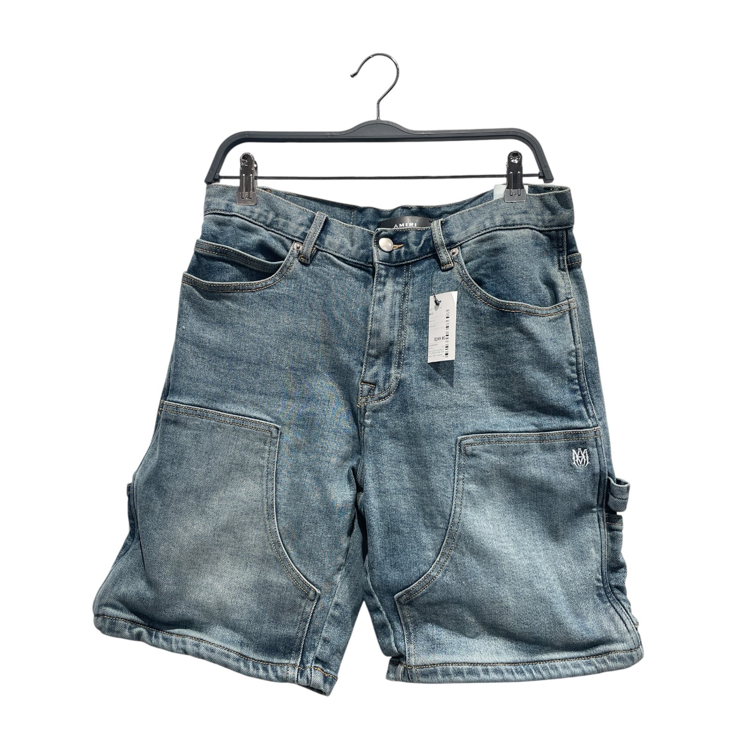 AMIRI/Shorts/32/Cotton/BLU/Double Knee Carpenter Jorts view 1