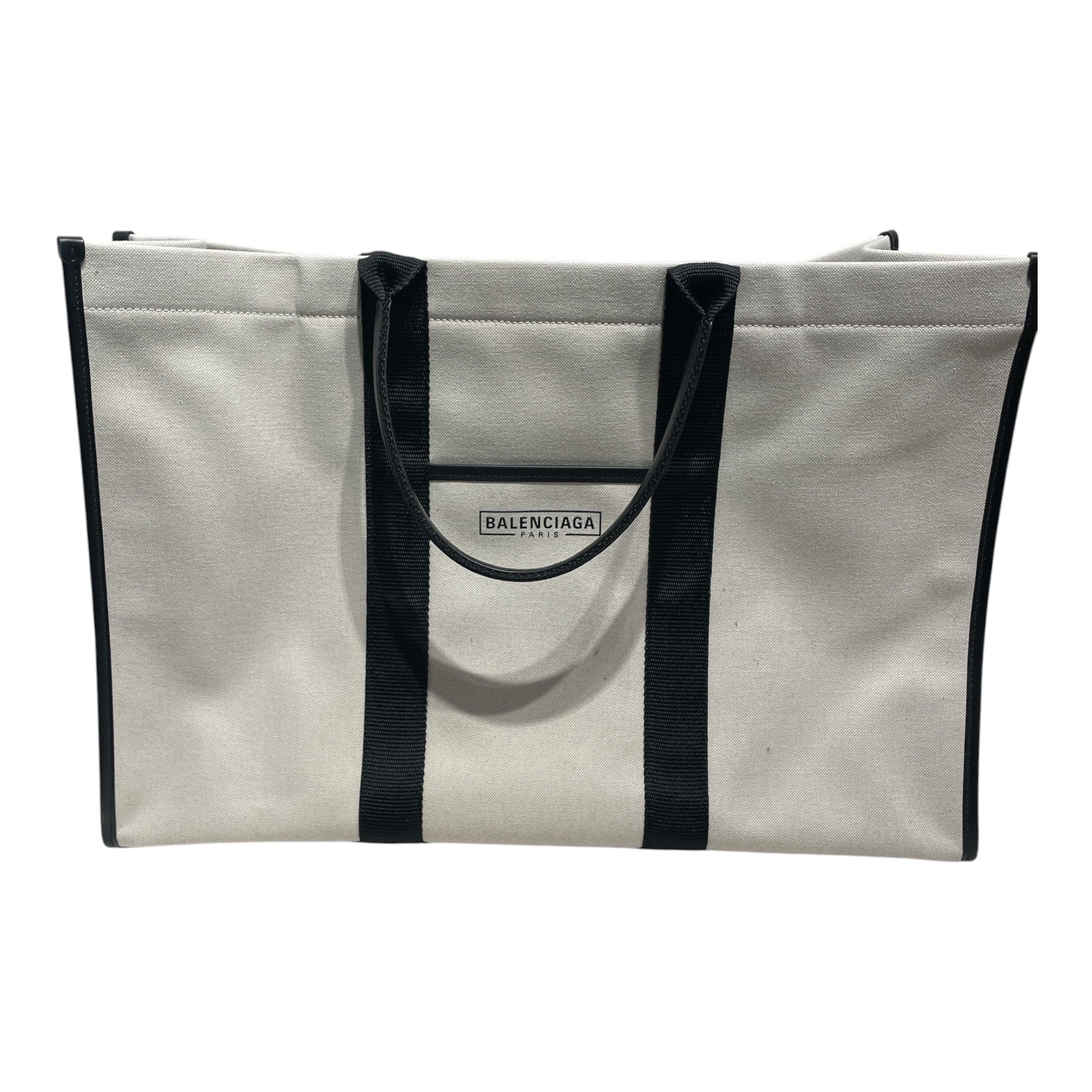 BALENCIAGA/Tote Bag/Cotton/WHT/ BALENCIAGA/TOTE view 1