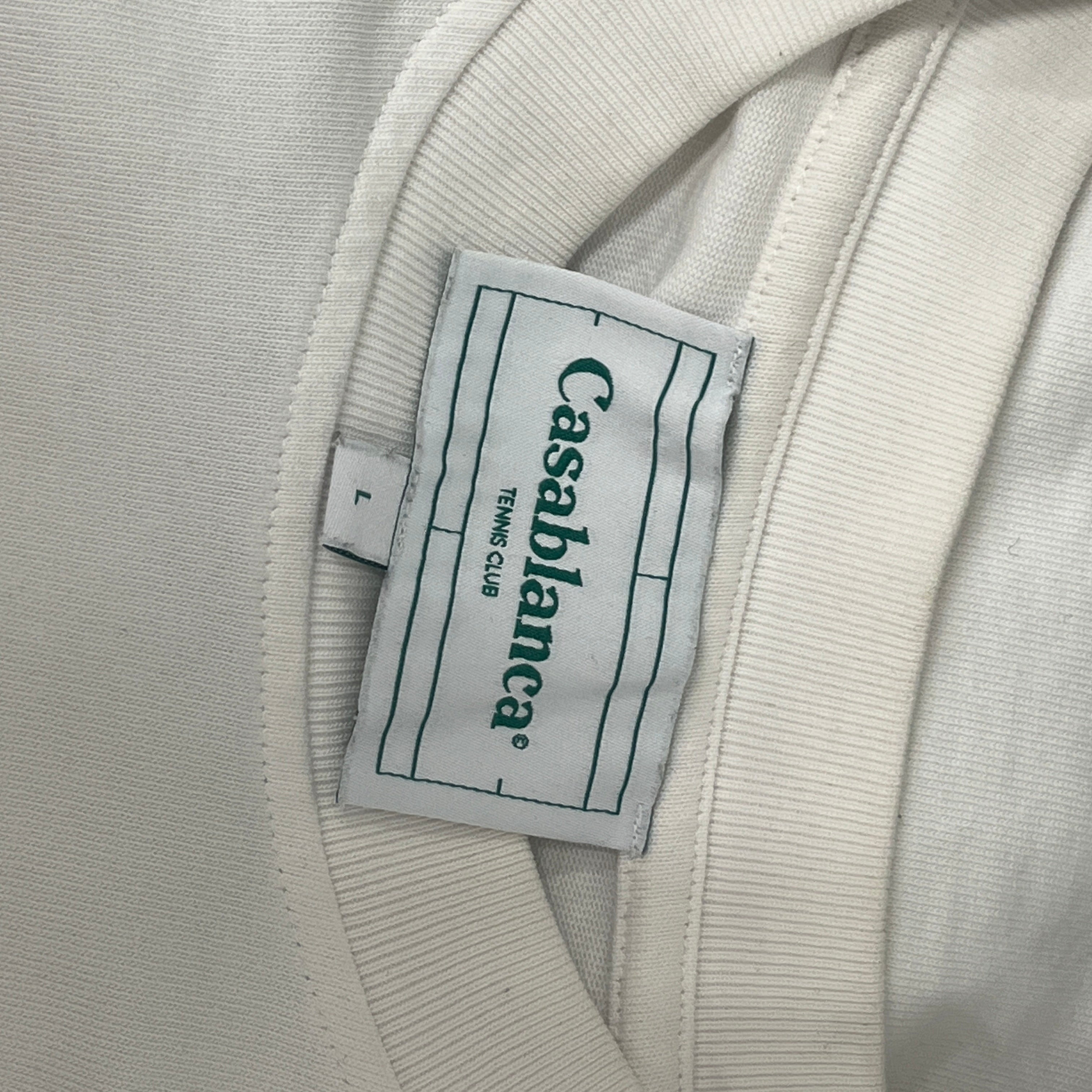 CASABLANCA/T-Shirt/L/Cotton/WHT/Graphic/Avendia Tee view 3