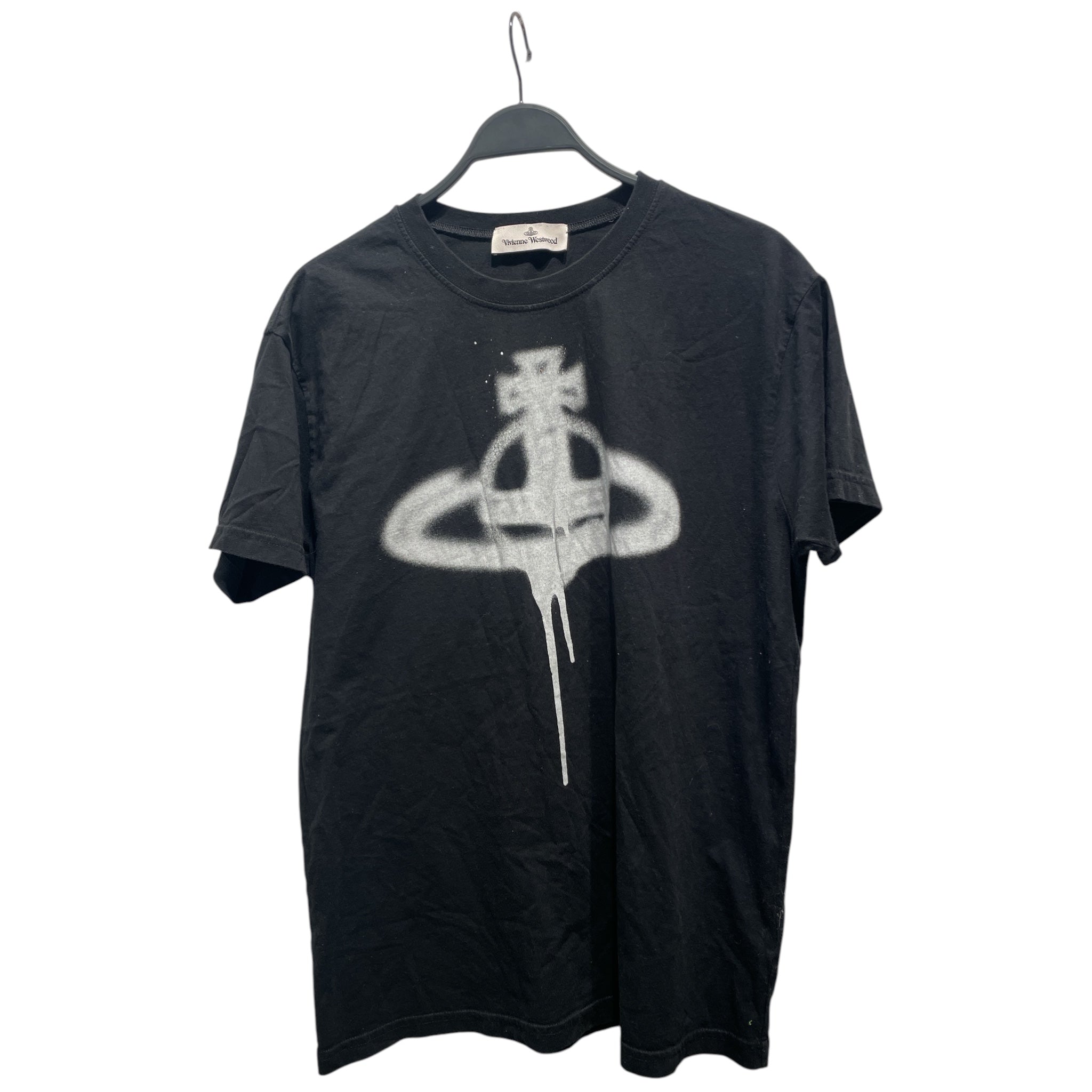 Vivienne Westwood/T-Shirt/L/Cotton/BLK/VIVI ORB LOGO view 1