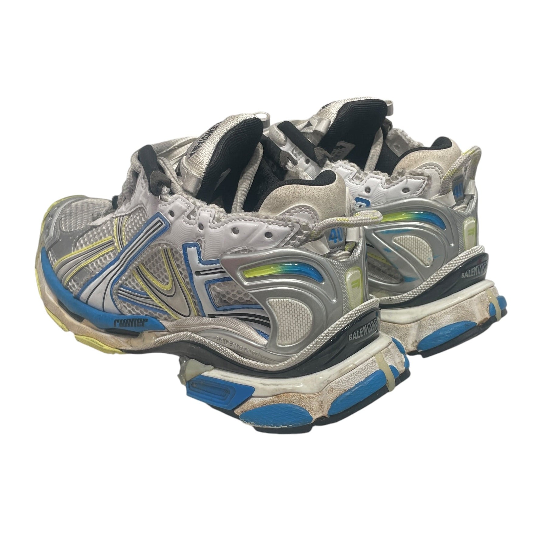 BALENCIAGA/Hi-Sneakers/EU 40/Acrylic/GRY/ view 2