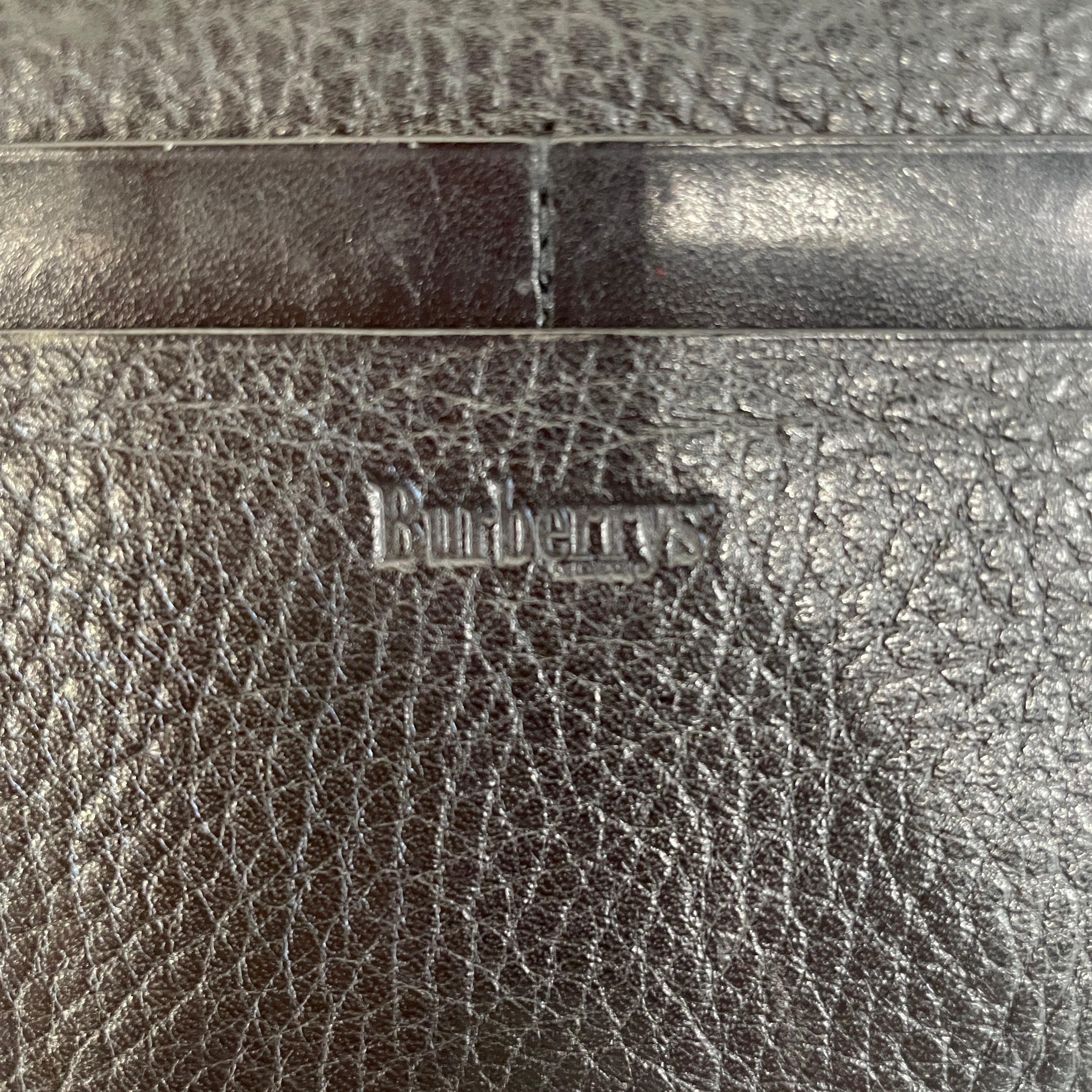 BURBERRYS/Long Wallet/Leather/BLK/ view 5