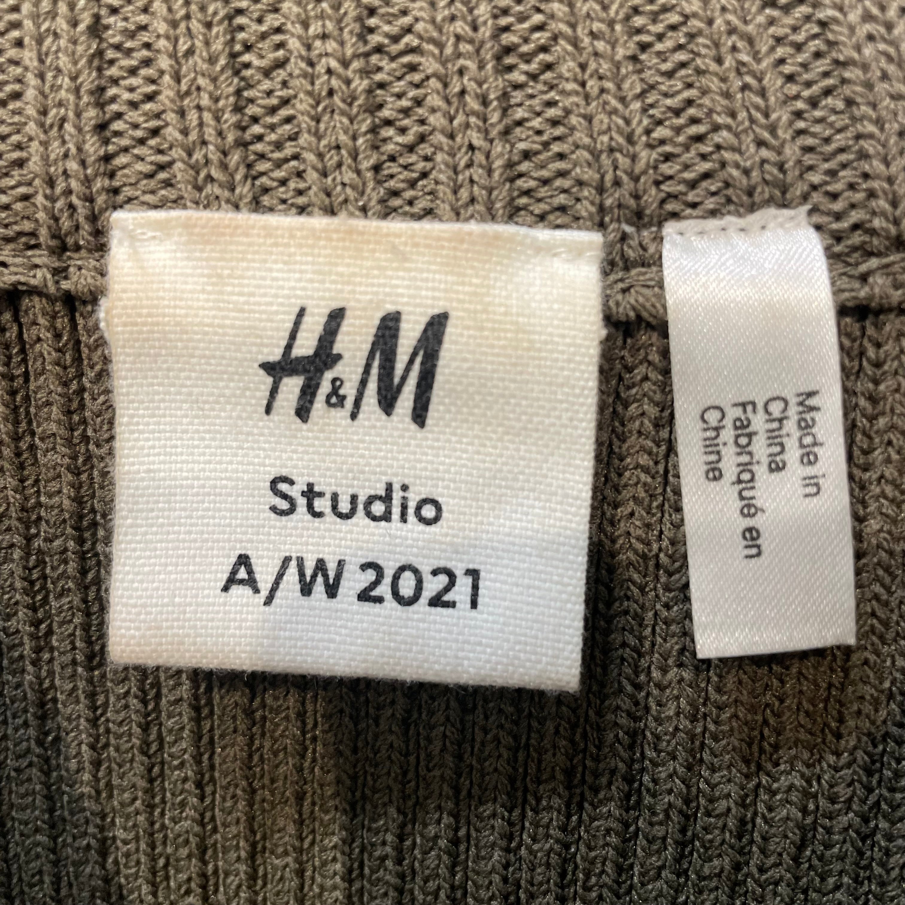 H&M STUDIO/Heavy Sweater/S/Polyester/GRN/a/w 2021 view 3