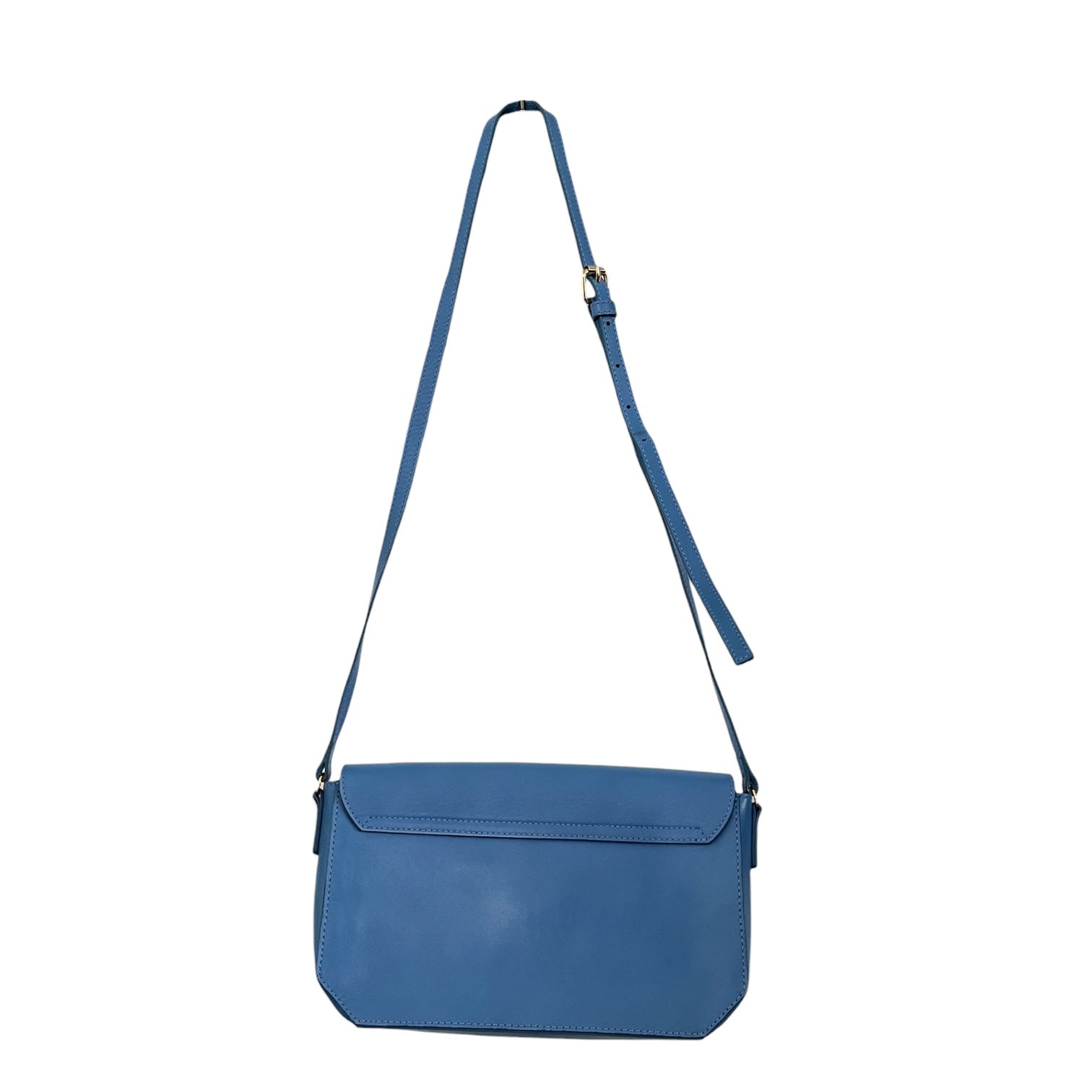 Vivienne Westwood/Hand Bag/Leather/BLU/blue hang bag gold hardware view 2
