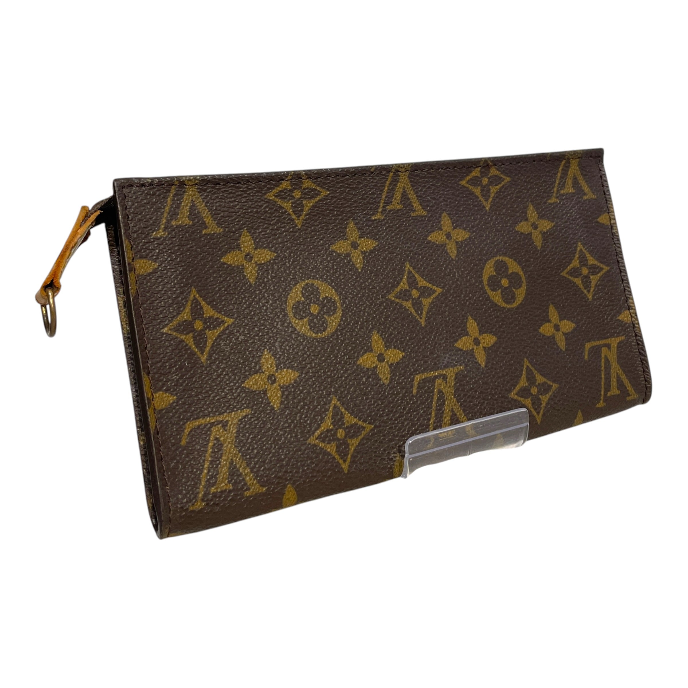 LOUIS VUITTON/Hand Bag/Monogram/Leather/BRW/Petite Bucket Pouch view 4