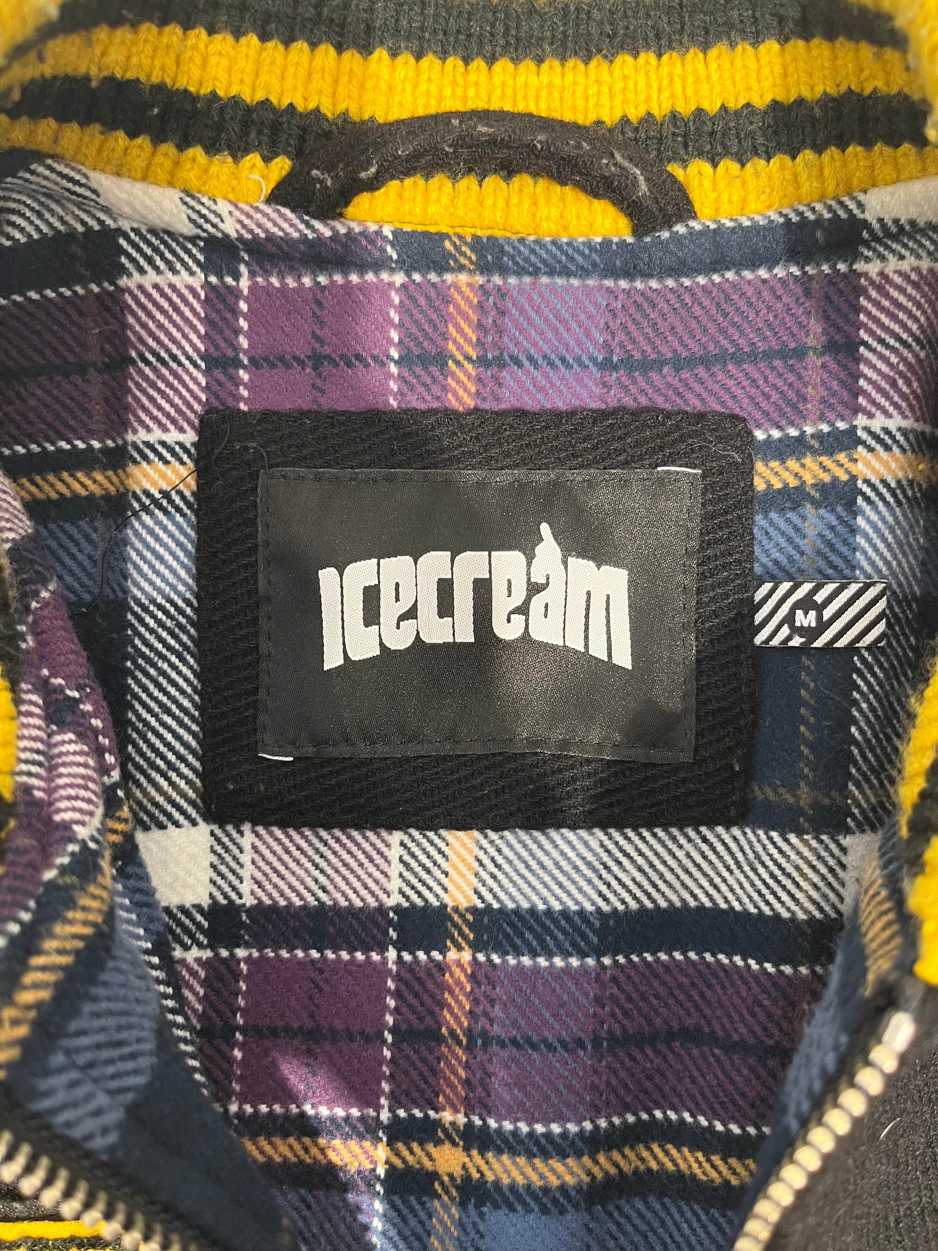 ICE CREAM/Souvenir Jkt/M/Cotton/BLK/CORDED BIKER JACKET view 3