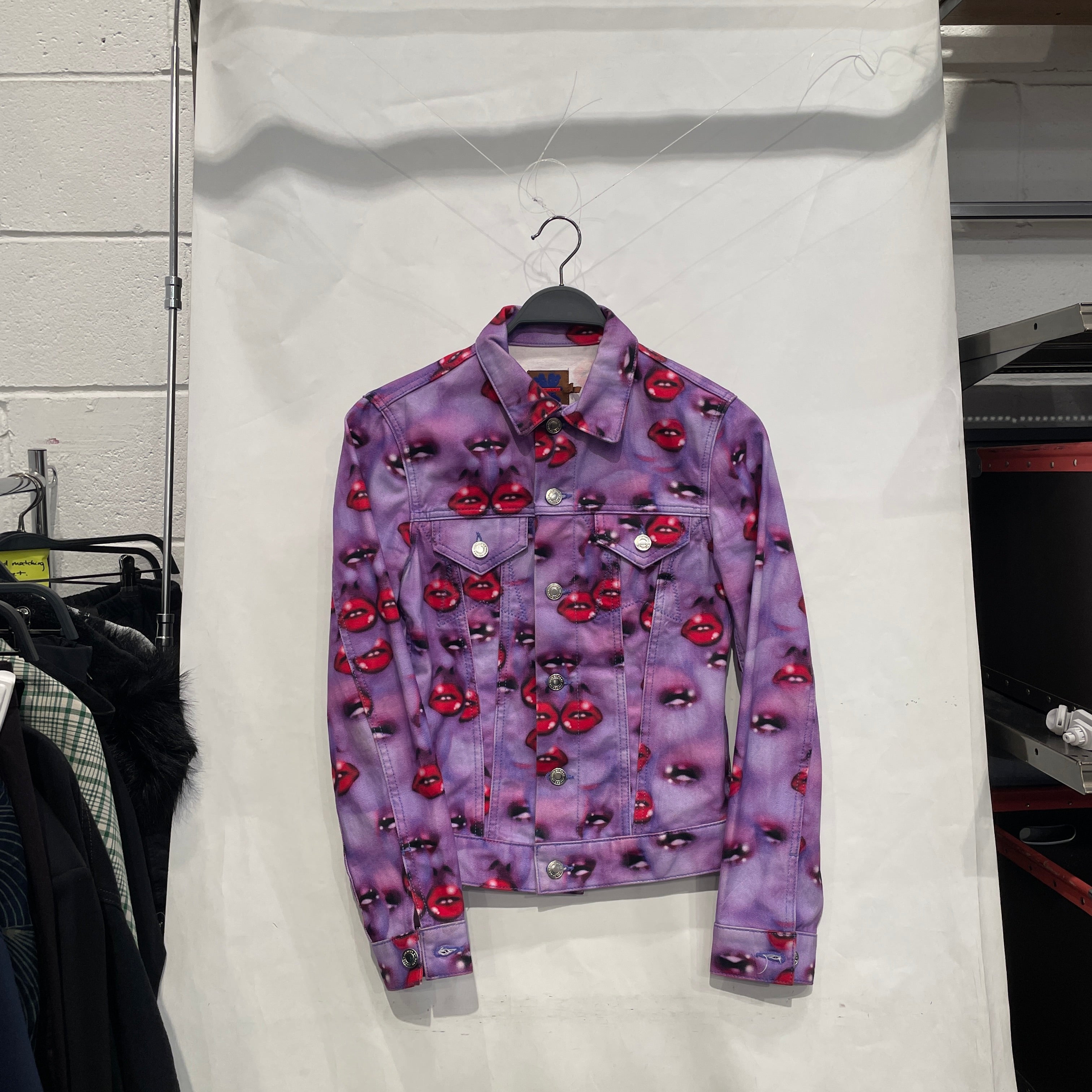 Heaven By Marc Jacobs/Jacket/XS/All Over Print/Denim/MLT/LIPS view 1